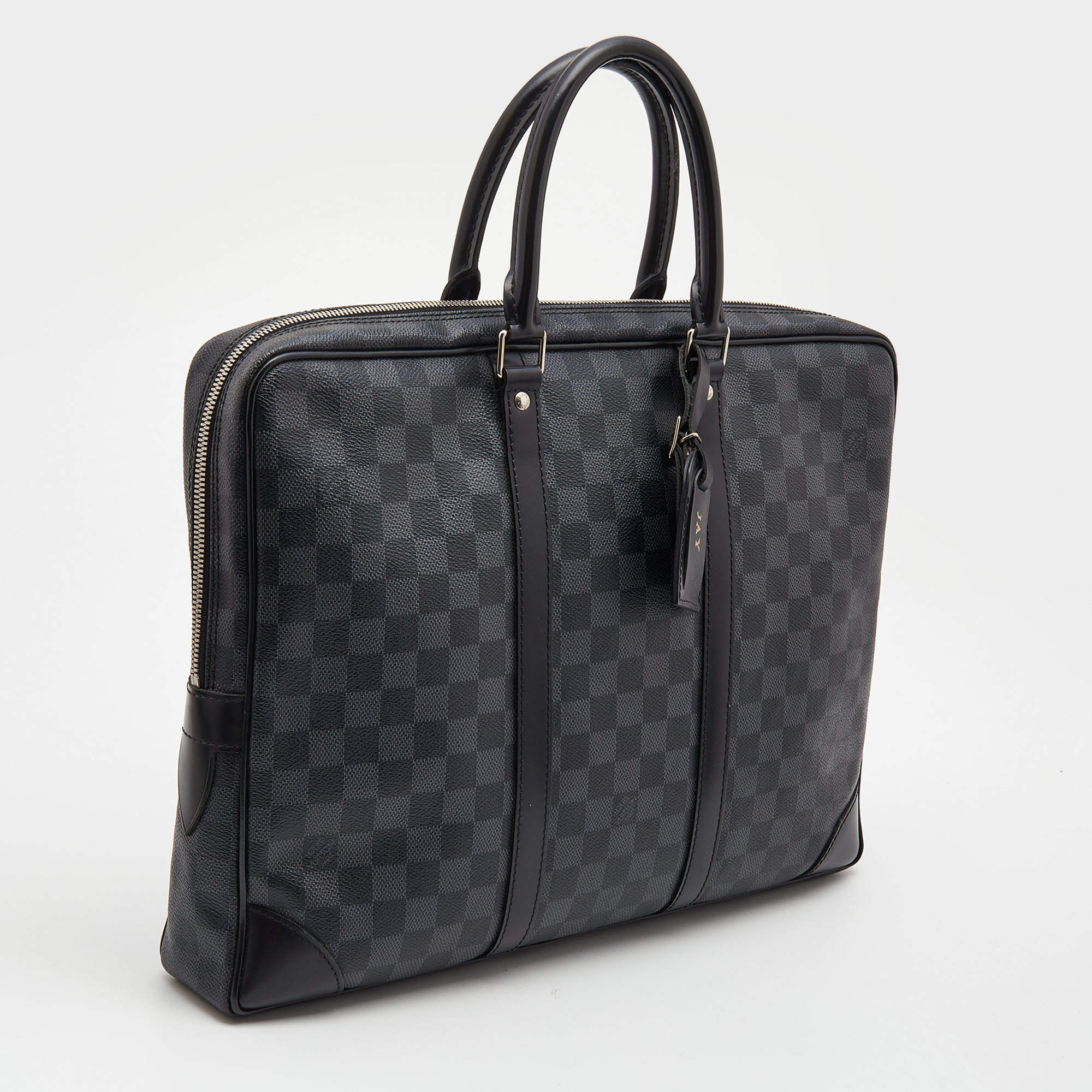 Louis Vuitton Porte Document Voyage PM M41466 business bag briefcase Damier