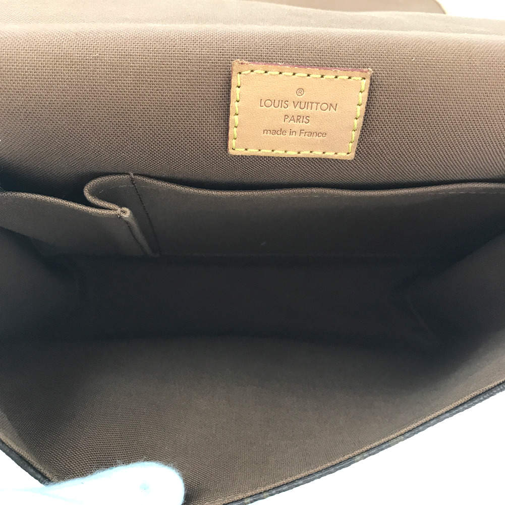 Concorde cloth handbag Louis Vuitton Brown in Cloth - 8561881