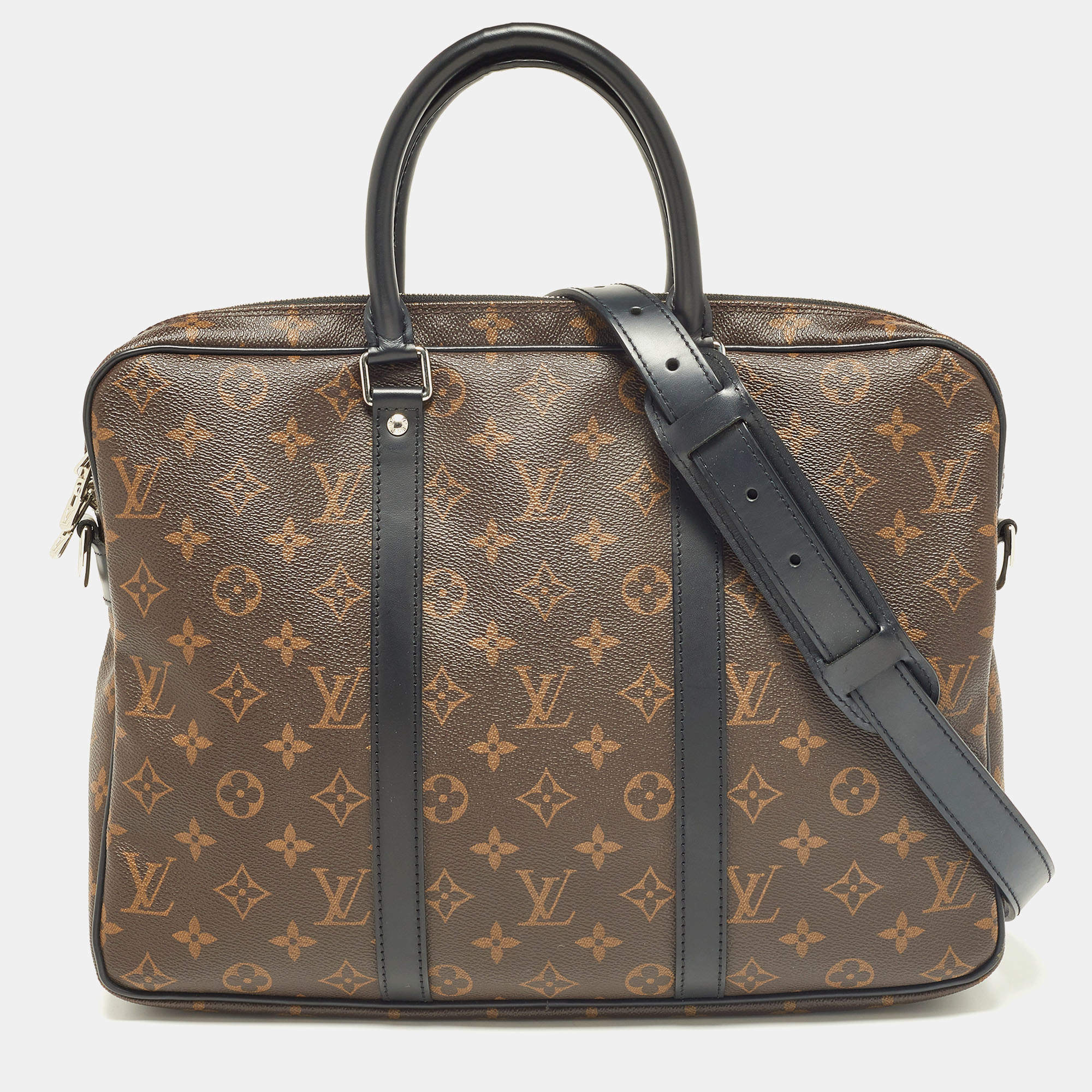 Louis Vuitton Monogram Canvas Porte Documents Voyage PM Bag
