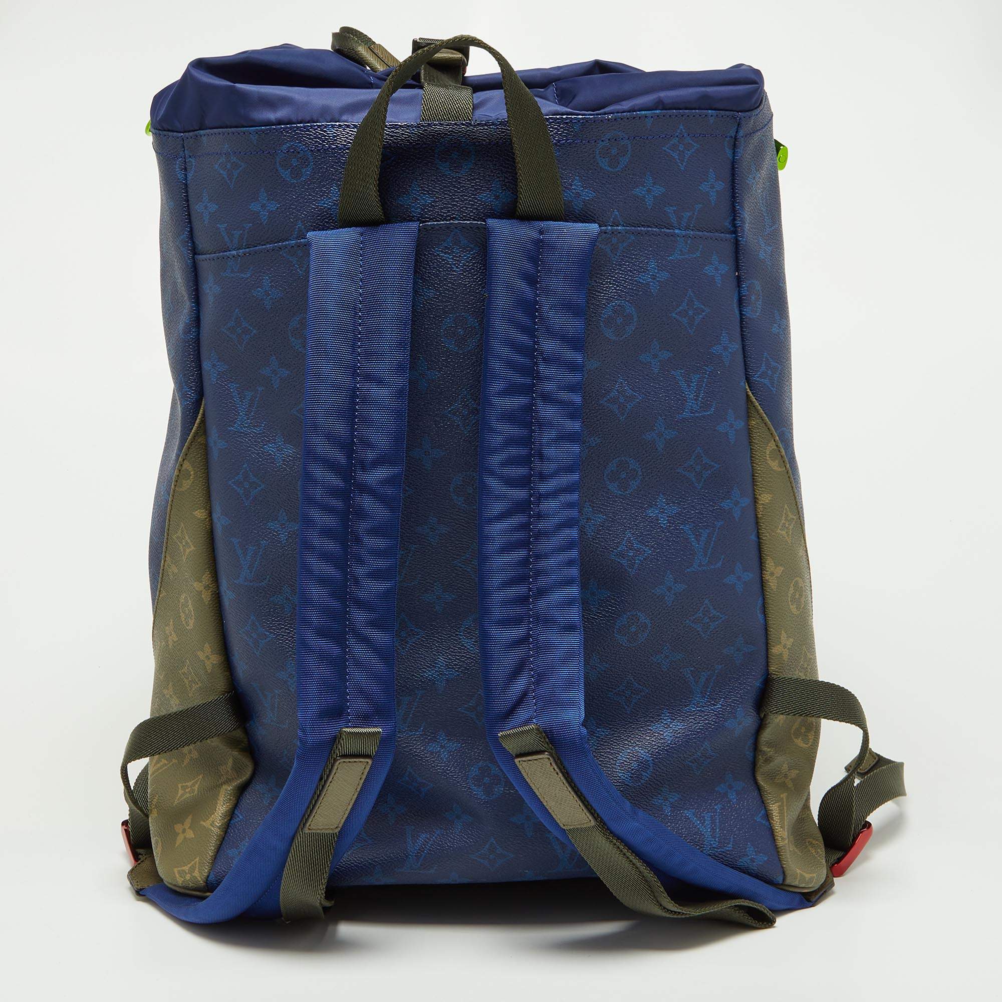 Louis Vuitton Blue Monogram Canvas Pacific Outdoor Backpack Louis