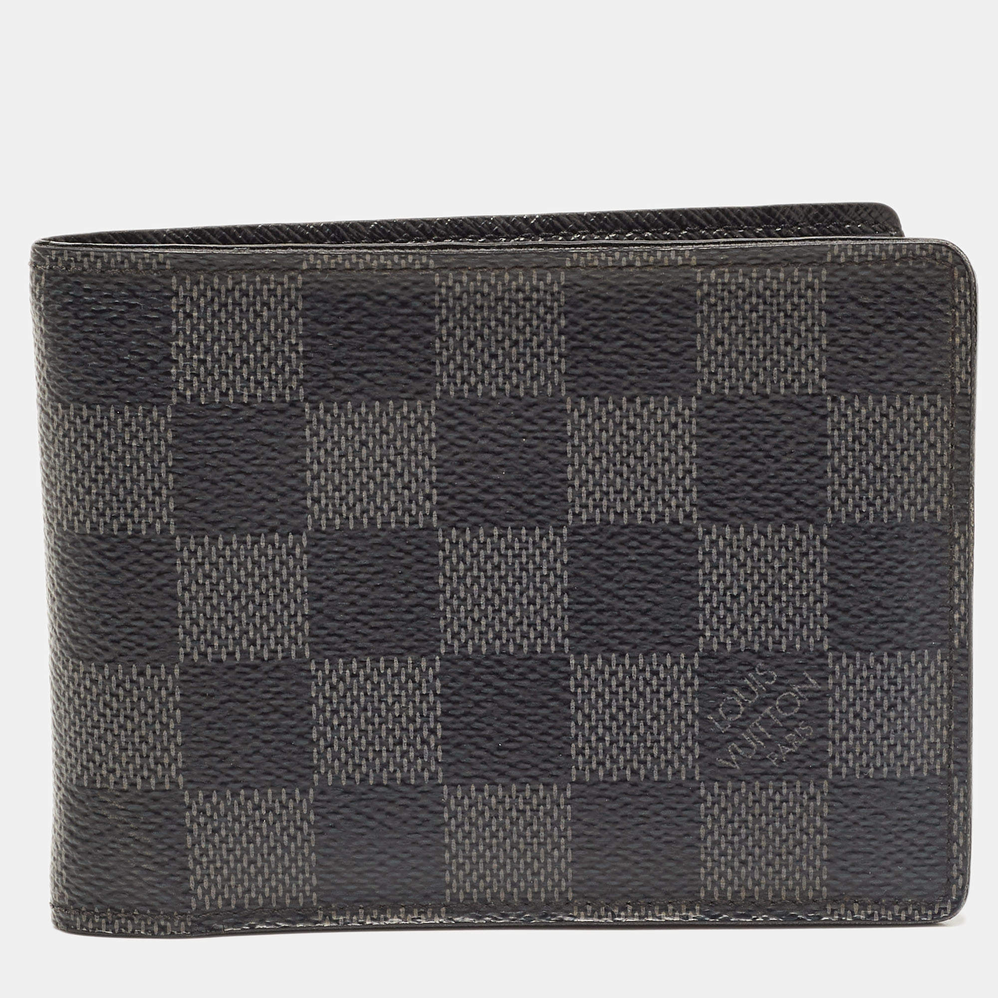 مملوكة مسبقًا Louis Vuitton Damier Graphite Canvas Multiple Wallet