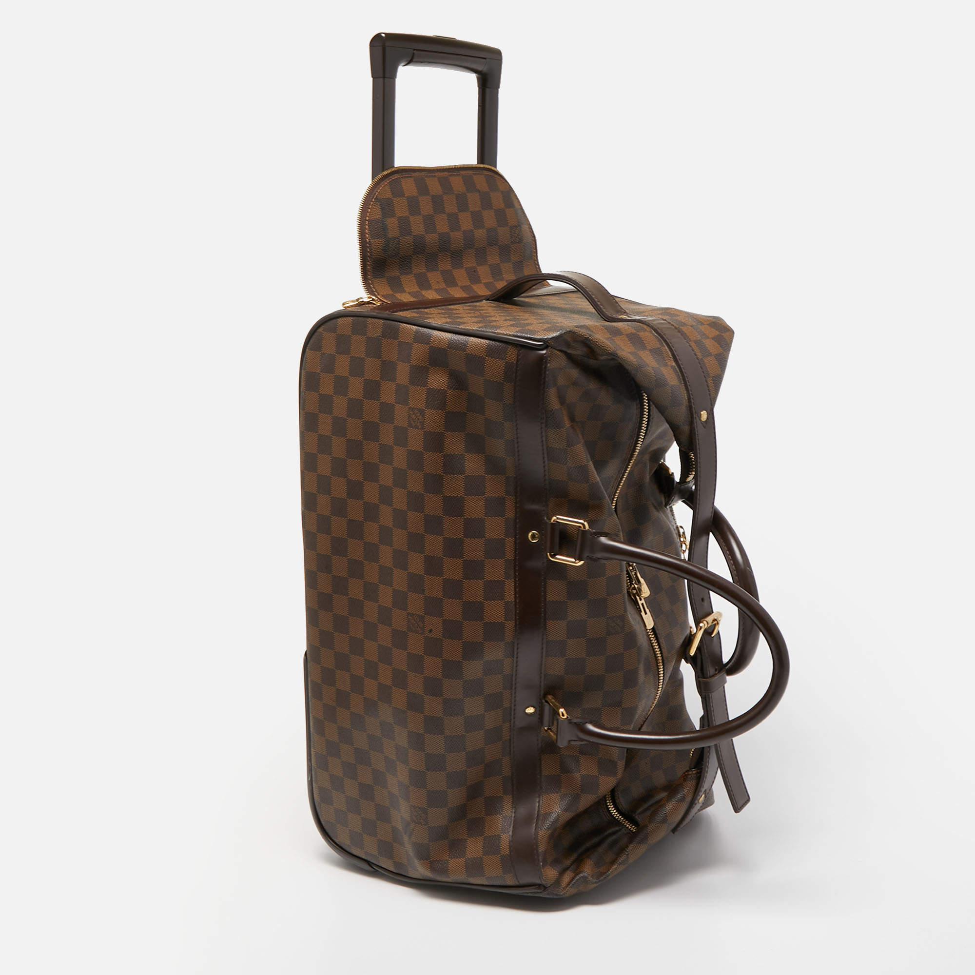 Louis Vuitton Damier Ebene Coated Canvas Eole Rolling Luggage 50 cm