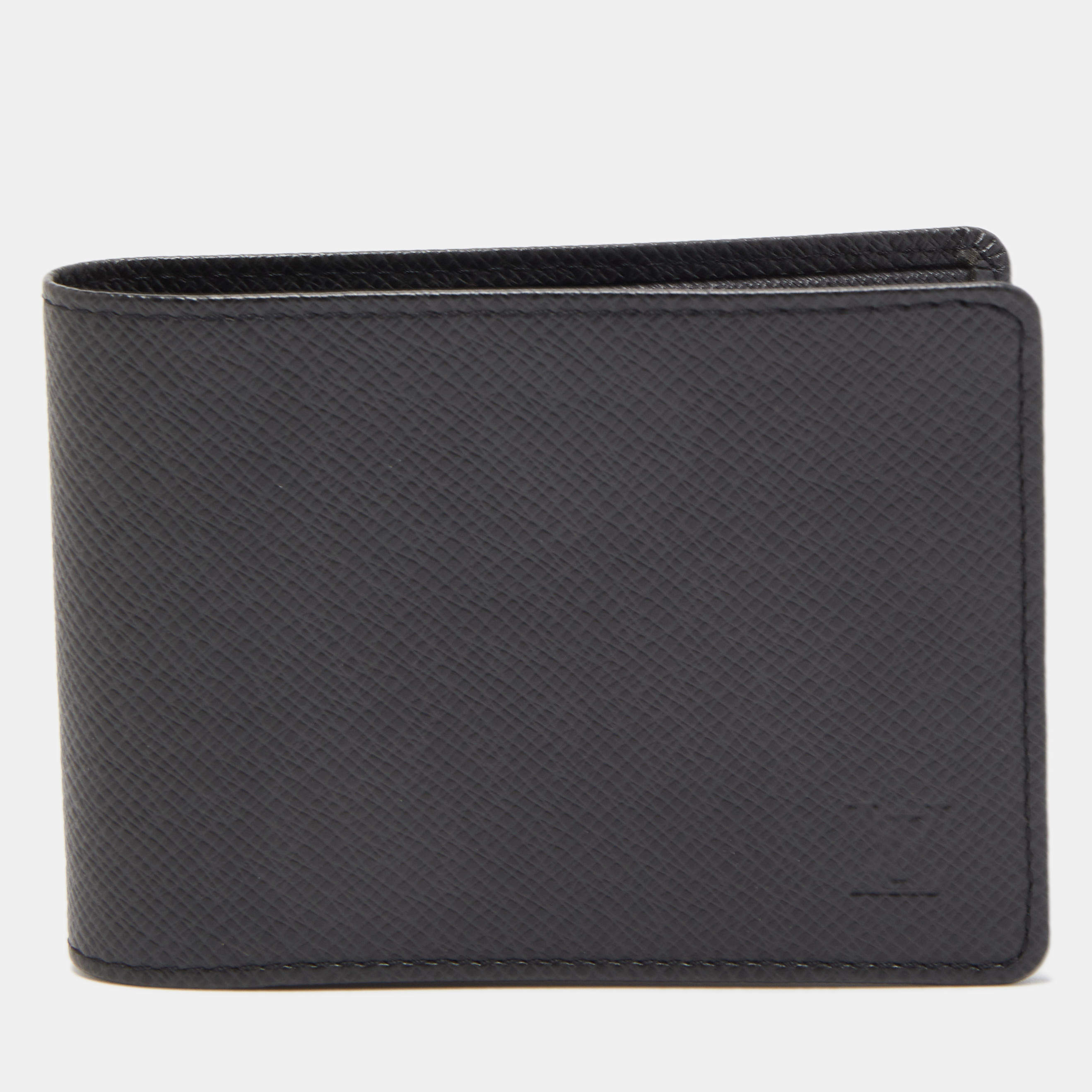 Louis Vuitton Black Taiga Leather Bifold Wallet Louis Vuitton | The ...