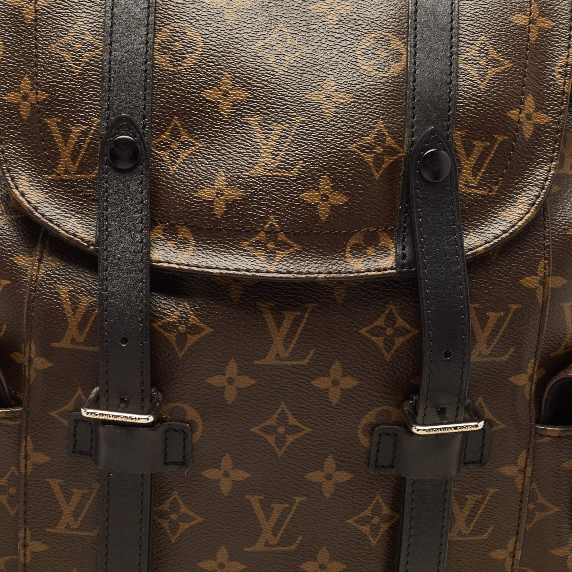 Louis Vuitton Monogram Macassar Canvas Christopher MM Backpack Louis  Vuitton | The Luxury Closet