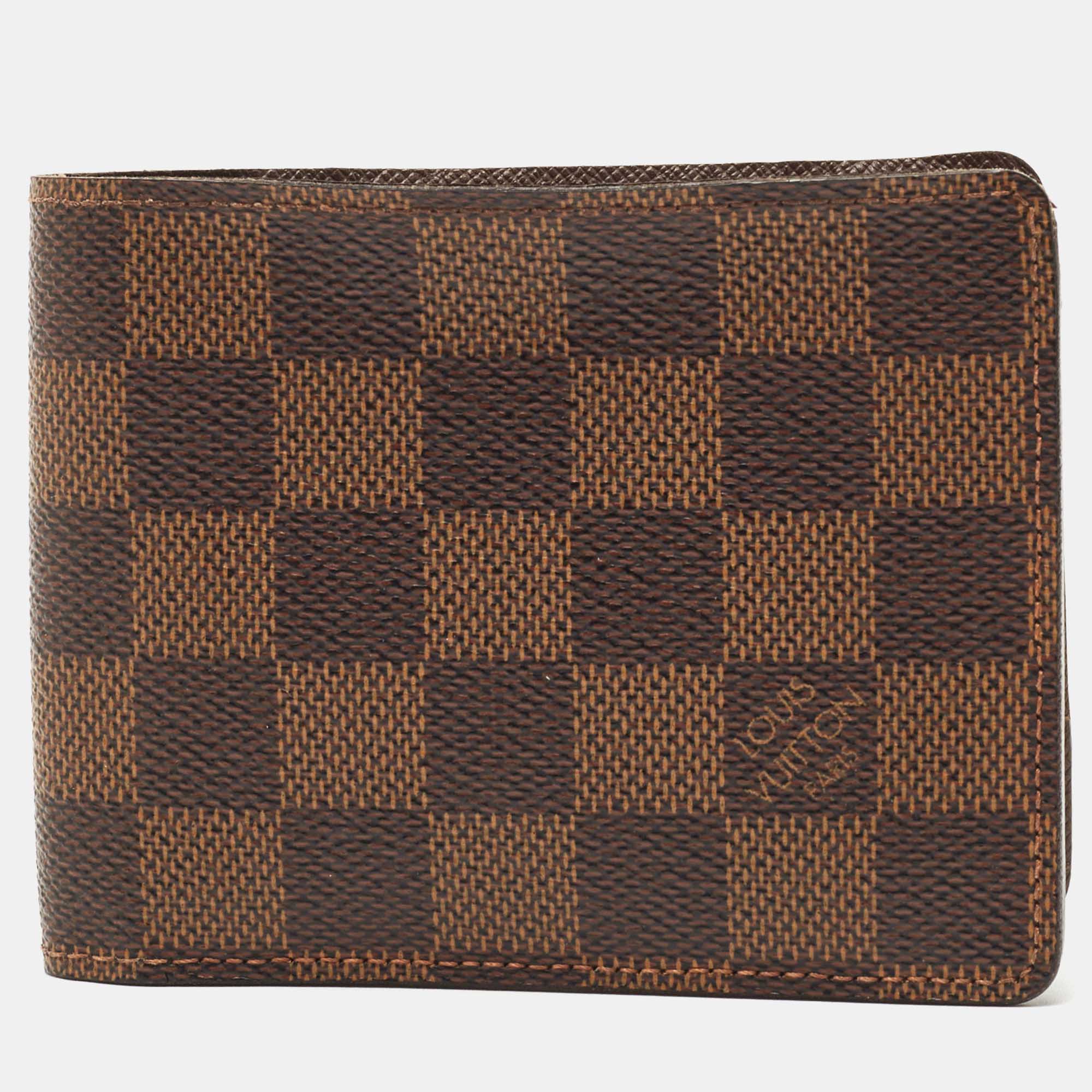 Louis Vuitton X Nigo Slender Wallet Monogram Black for Men