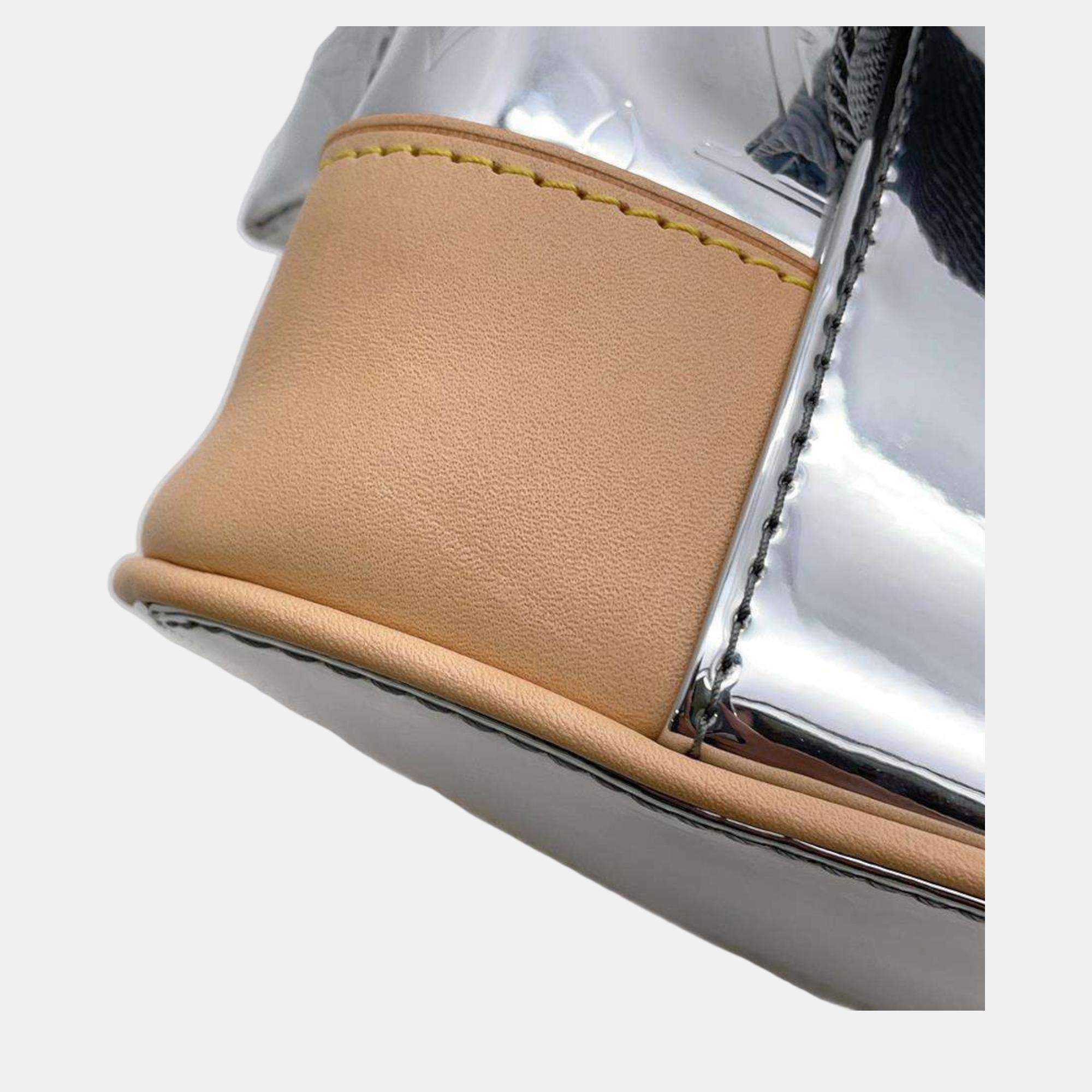 Louis Vuitton Silver Monogram PVC Miroir Christopher Backpack