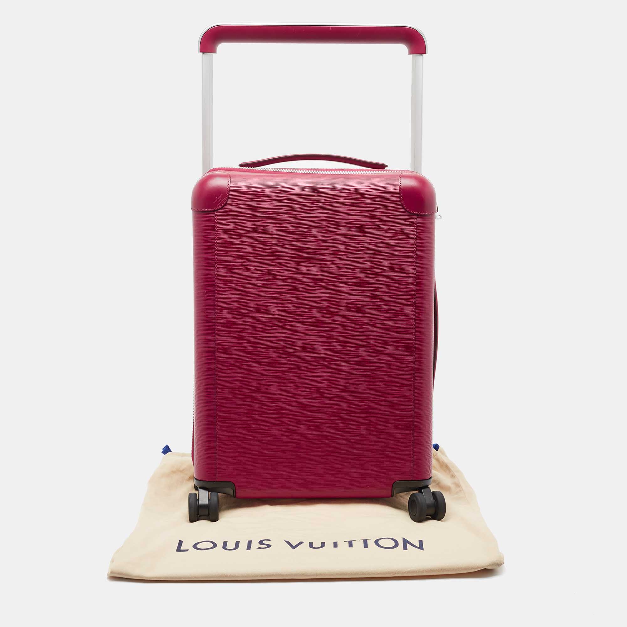 LOUIS VUITTON Horizon 55 Epi Leather Pink Wheeled Carry-on Travel