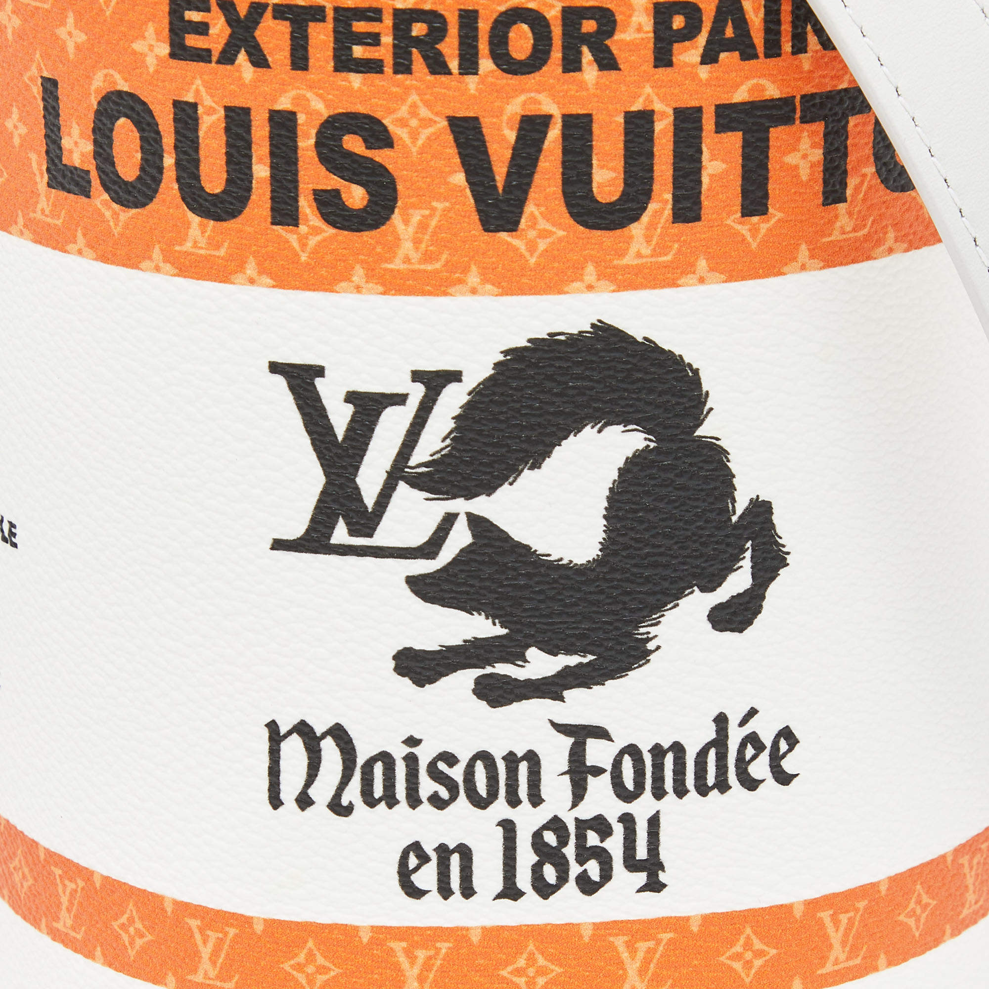 Louis Vuitton orange Paint Can Bucket Bag