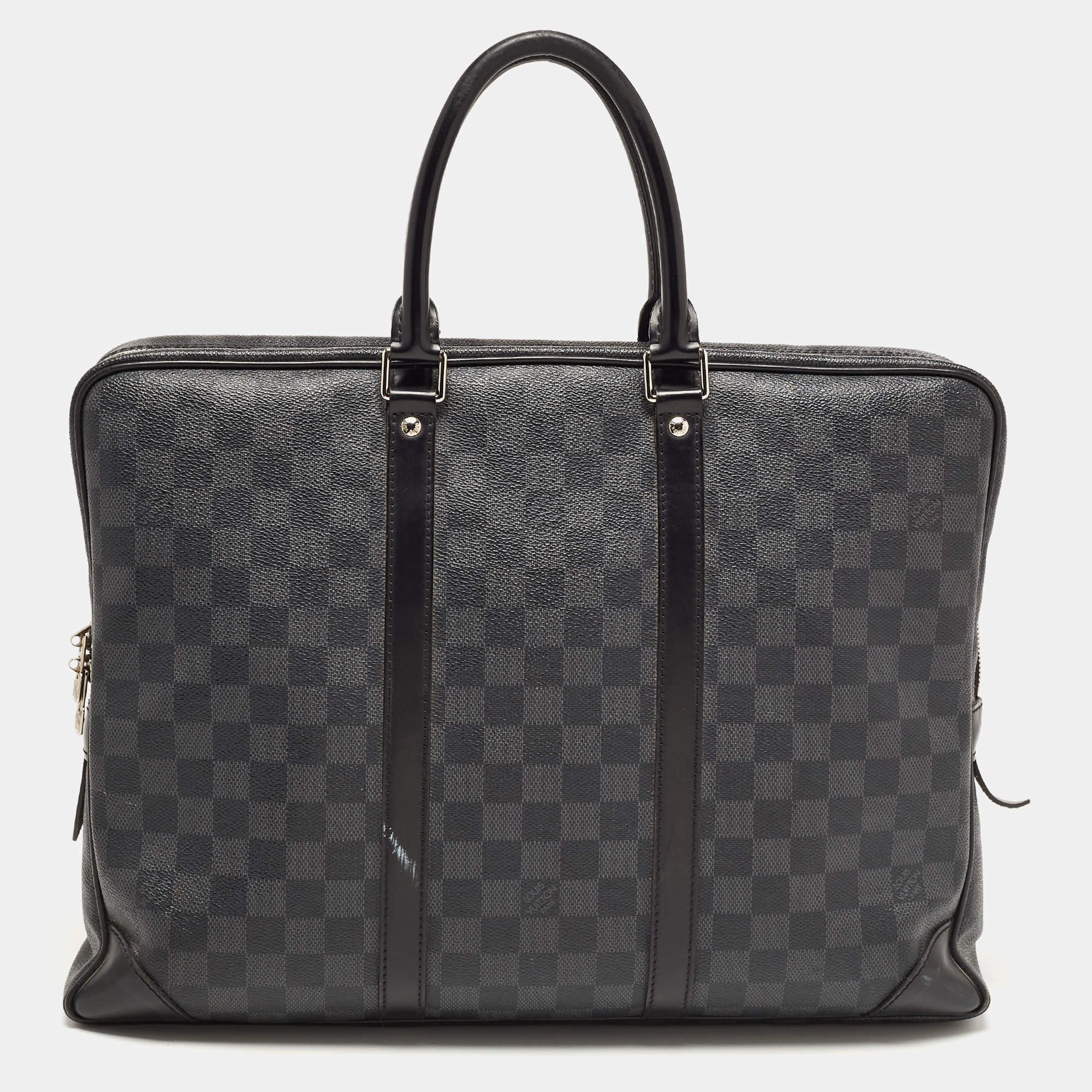 Louis Vuitton Damier Graphite Canvas Porte Documents Voyage GM Briefcase