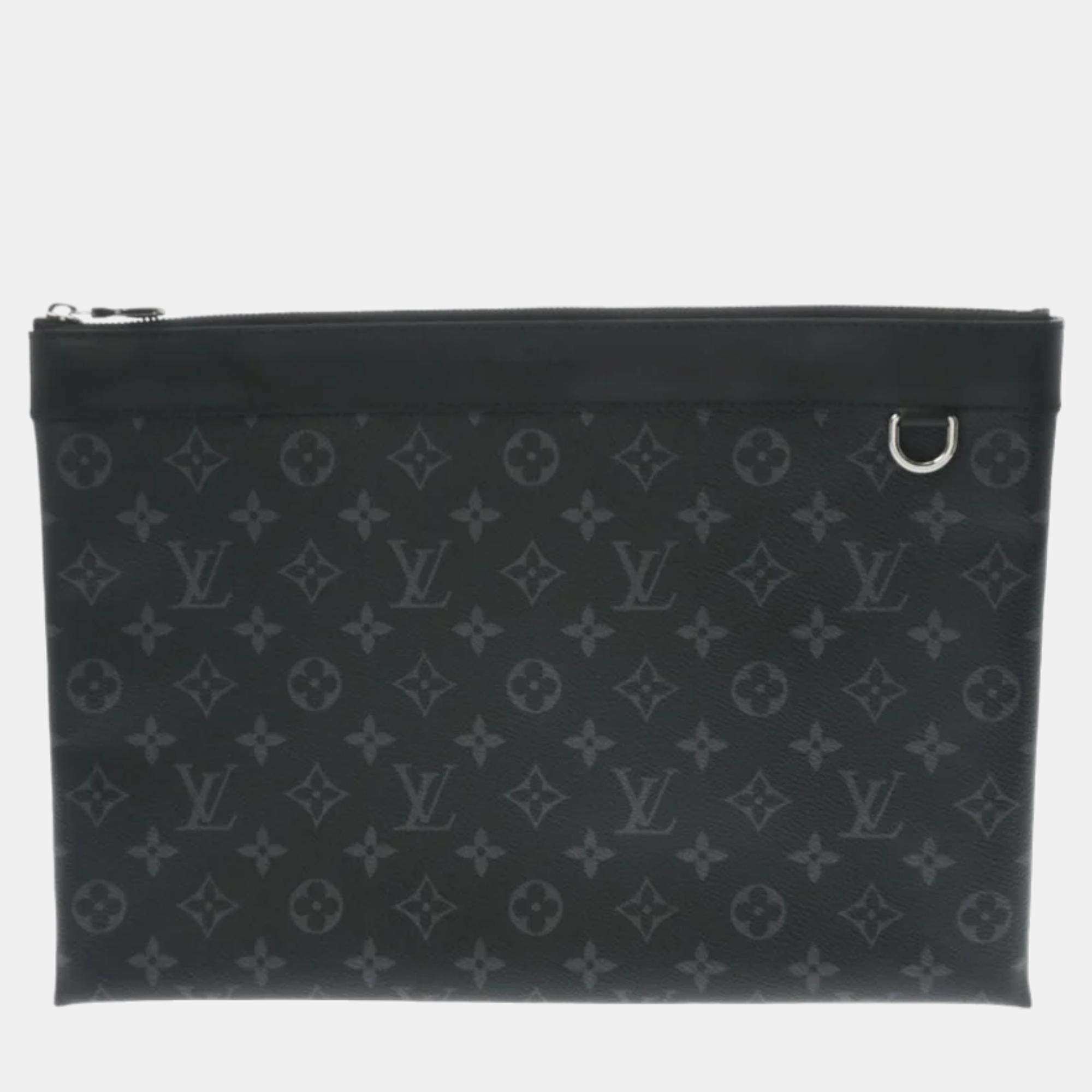 Louis Vuitton, Bags, Authentic 28 Louis Vuitton Monogram Eclipse  Discovery Backpack Pm