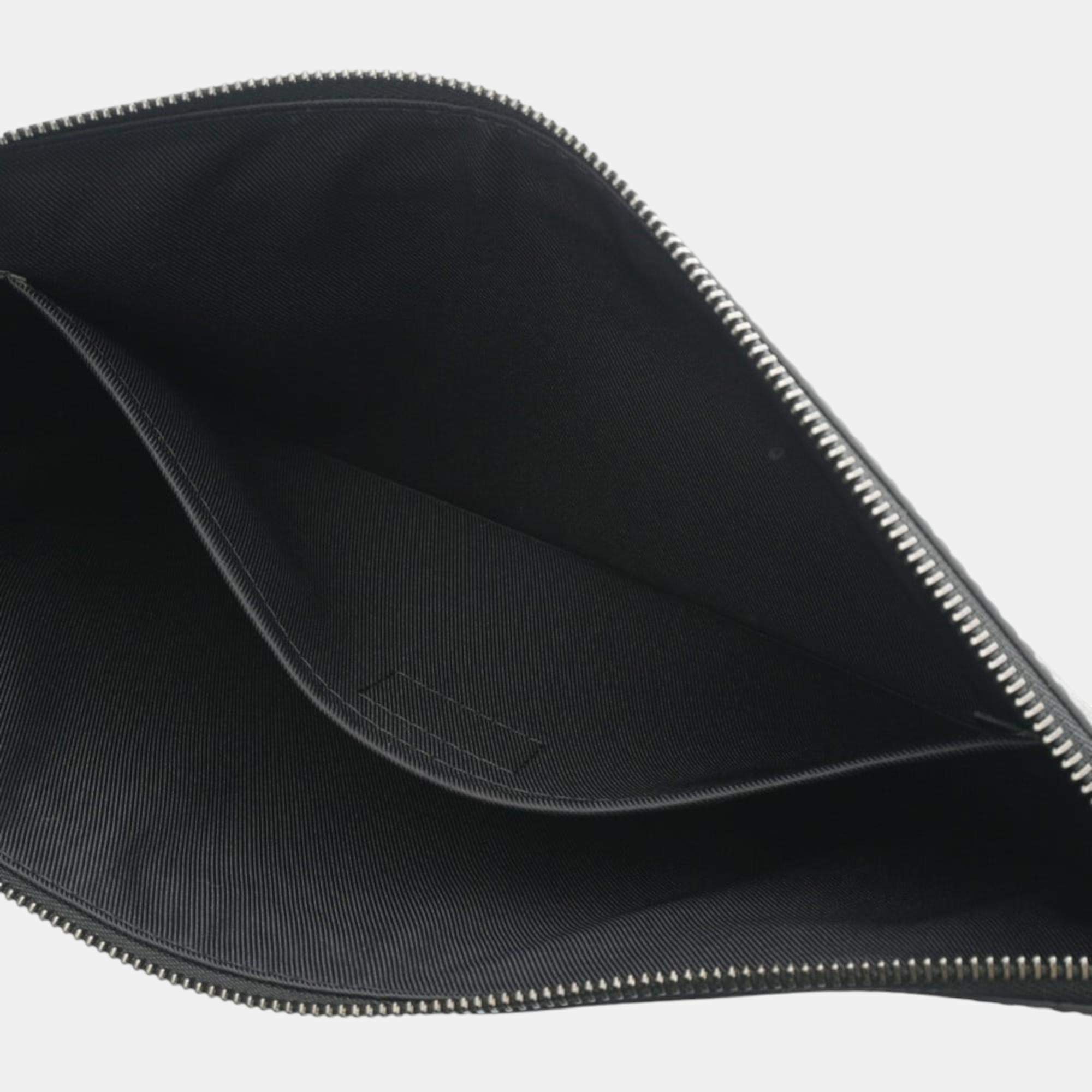 Louis Vuitton Pouch Pochette Discovery Black Monogram Eclipse M44323  Leather SP1189 LOUIS VUITTON D Ring Men's Clutch Bag Wallet | eLADY  Globazone