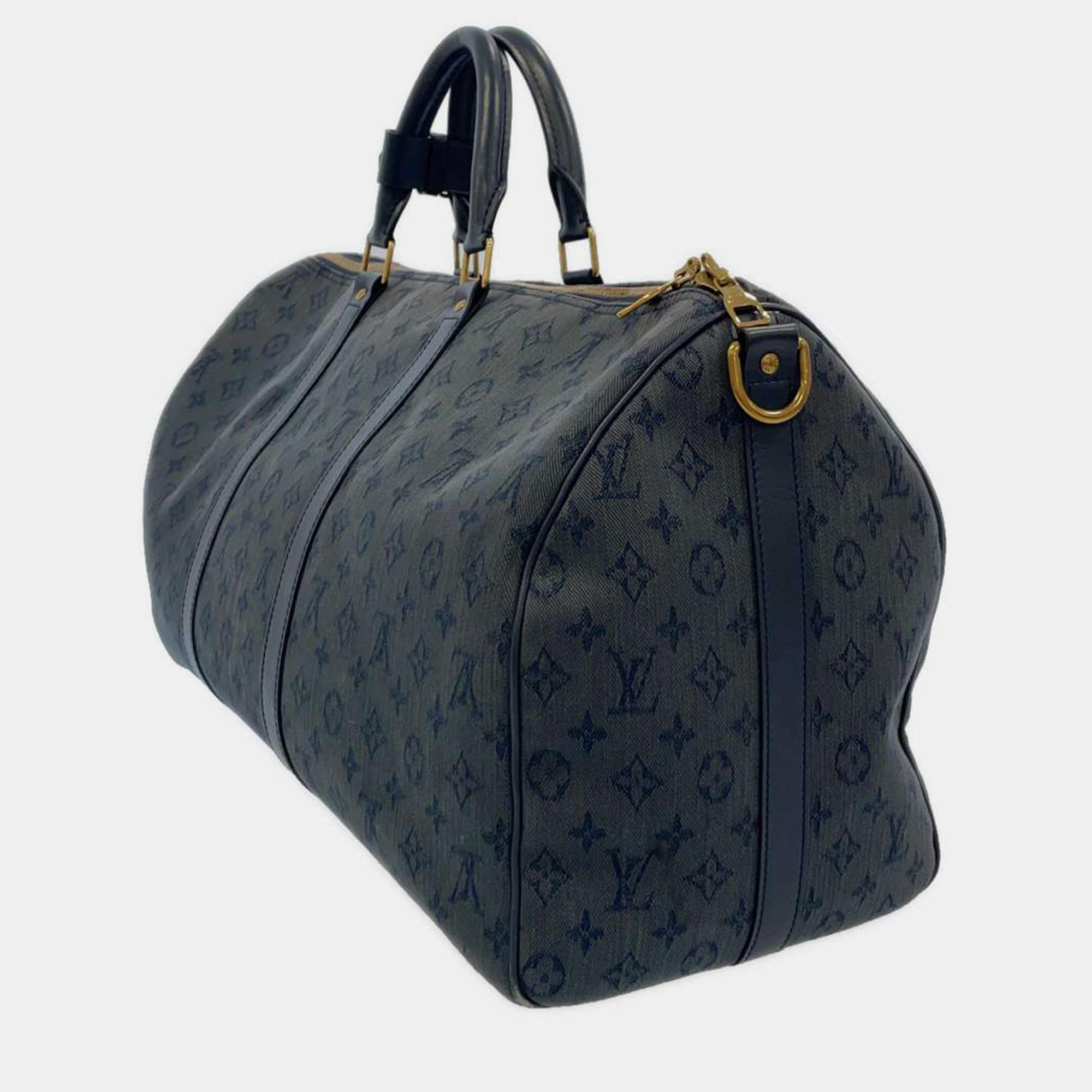 Louis vuitton navy blue bag hot sale