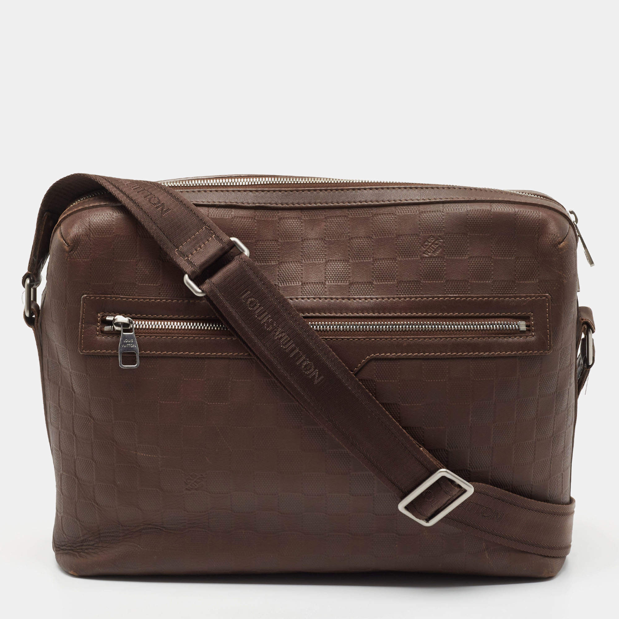 Louis Vuitton Brown Damier Infini Leather Calypso Messenger GM Bag