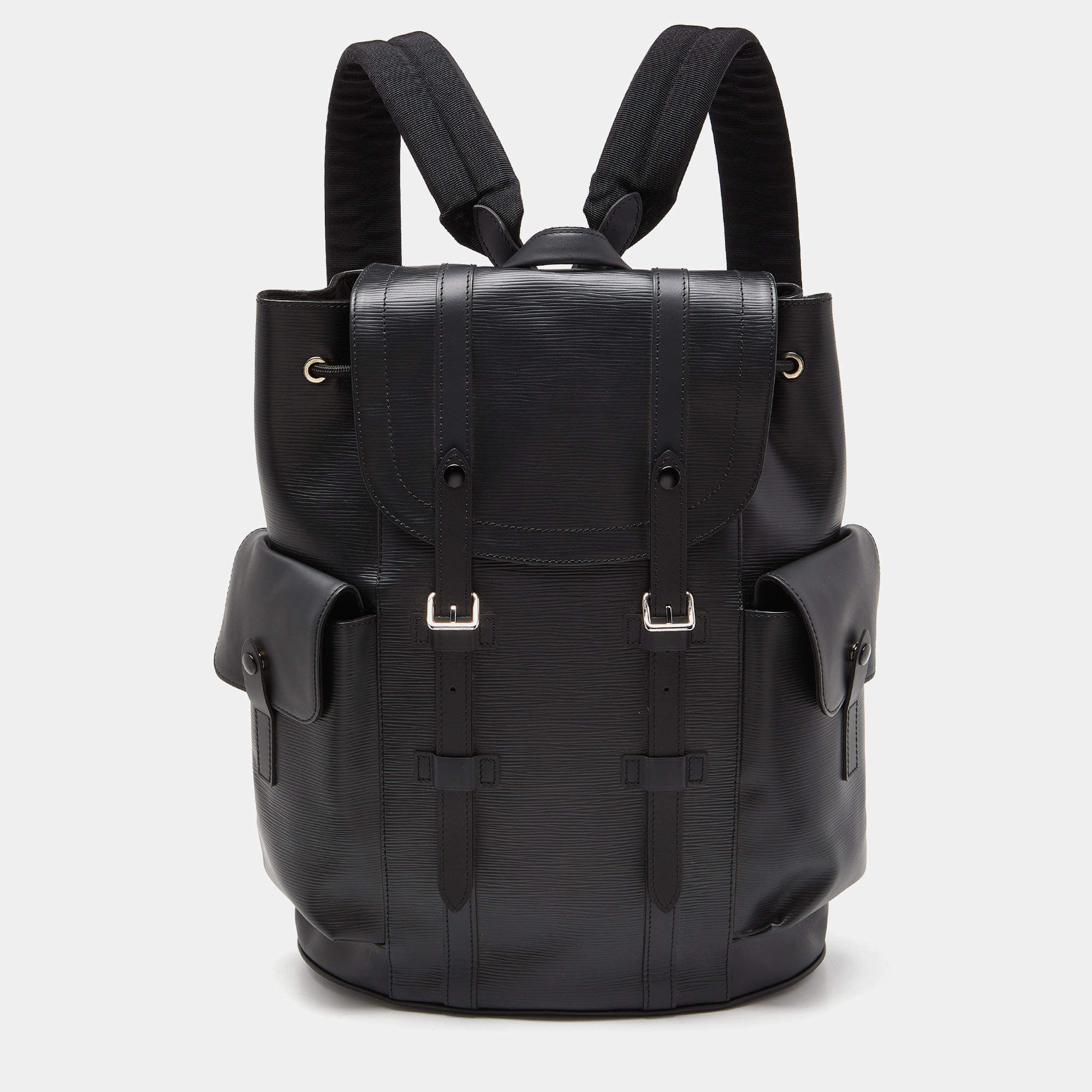 Louis Vuitton Black Epi Leather Christopher PM Backpack