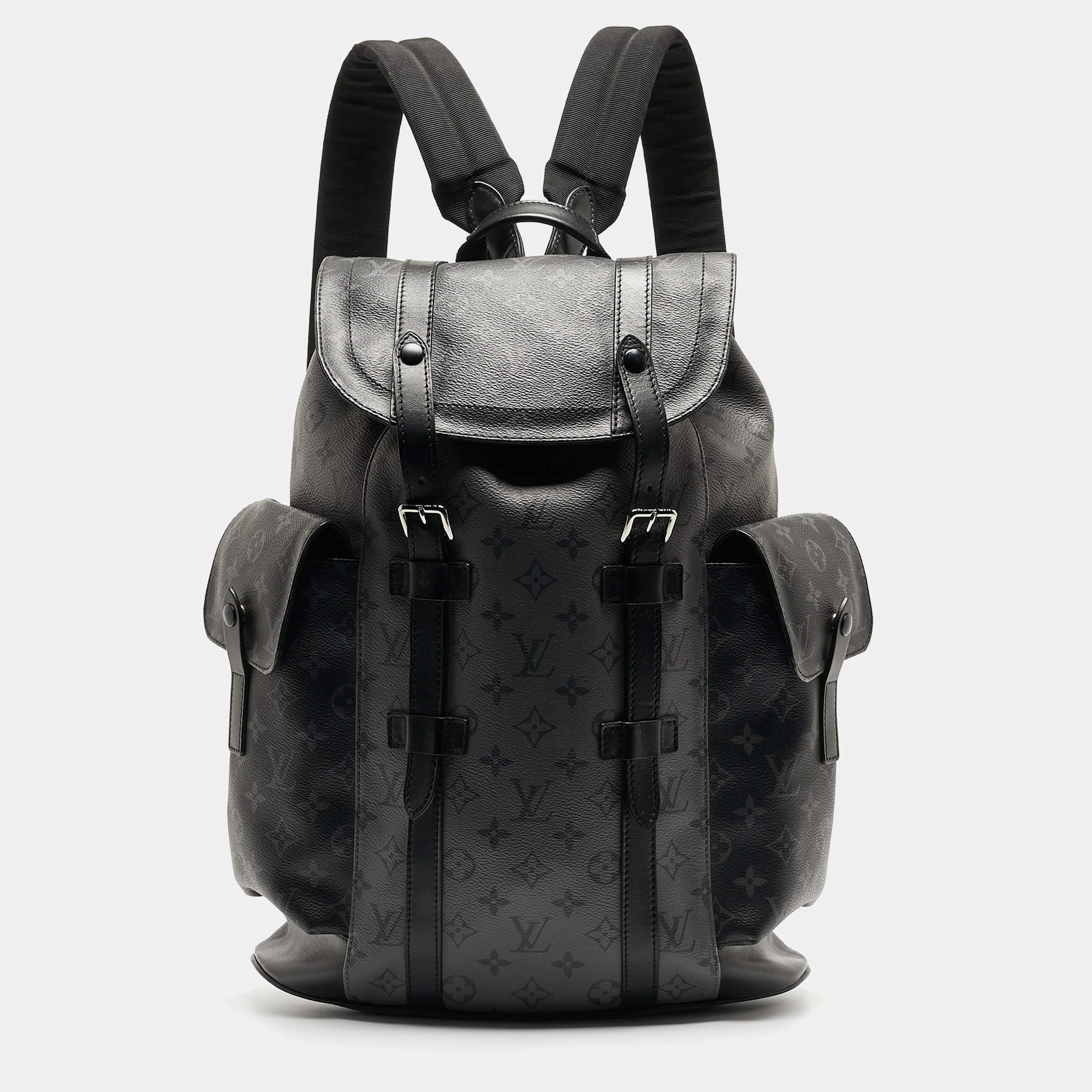 Louis Vuitton Monogram Eclipse Canvas Christopher MM Backpack