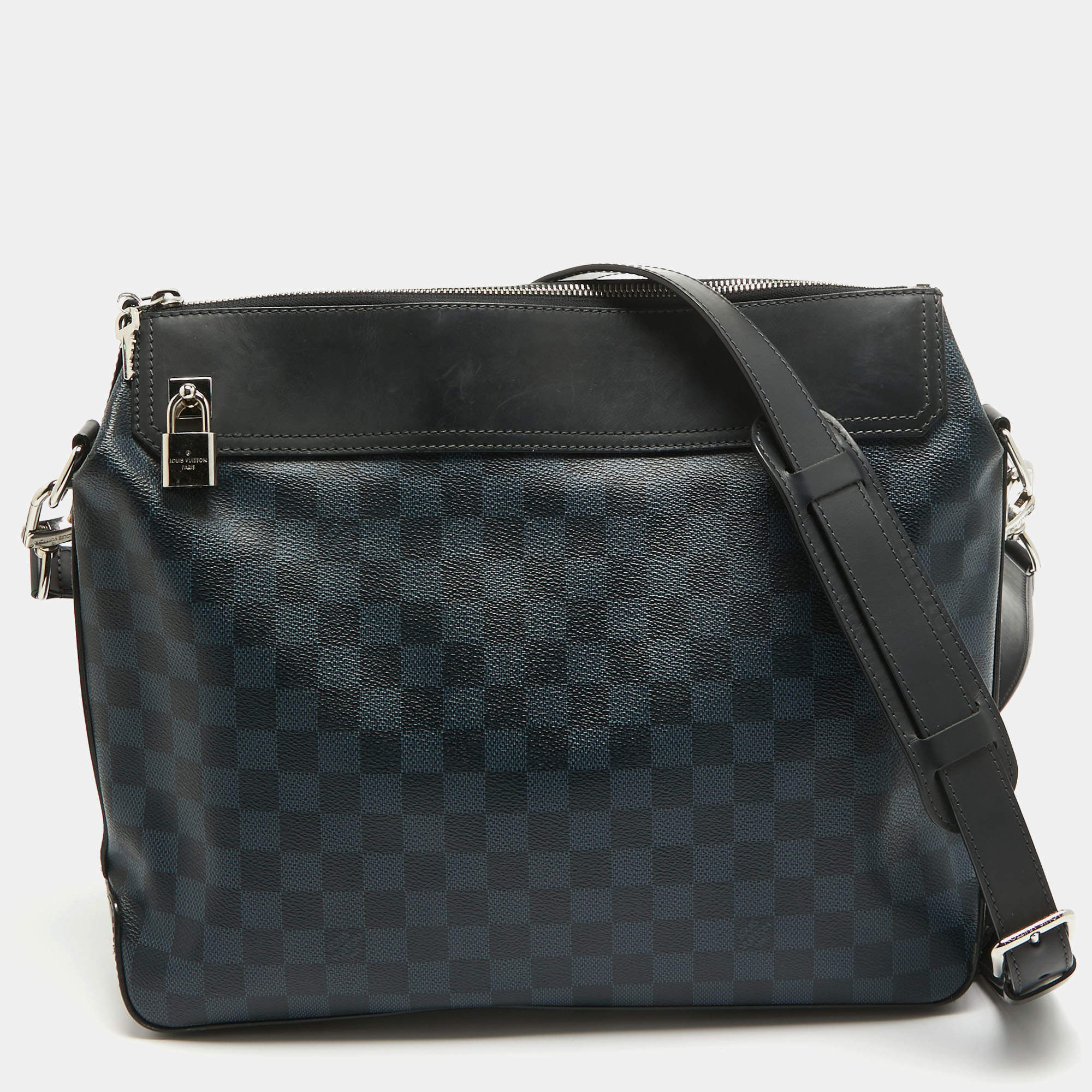 Louis Vuitton Damier Cobalt Canvas Greenwich Messenger Bag