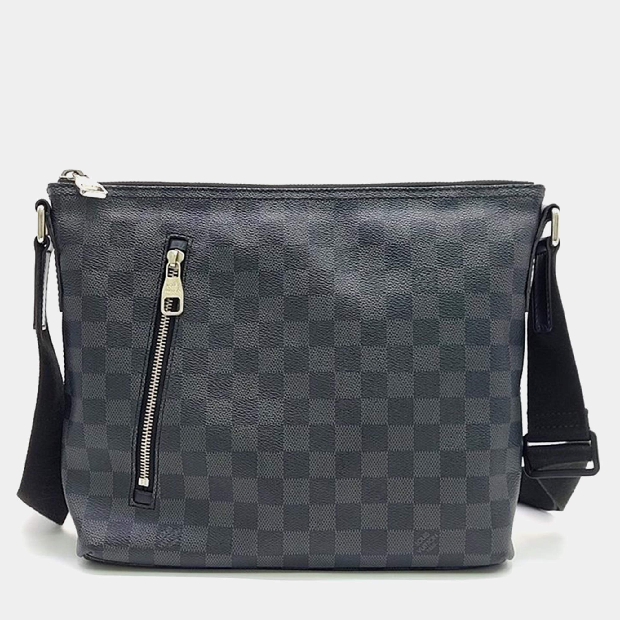 Louis Vuitton Grey Damier Graphite Mick PM Messenger Bag