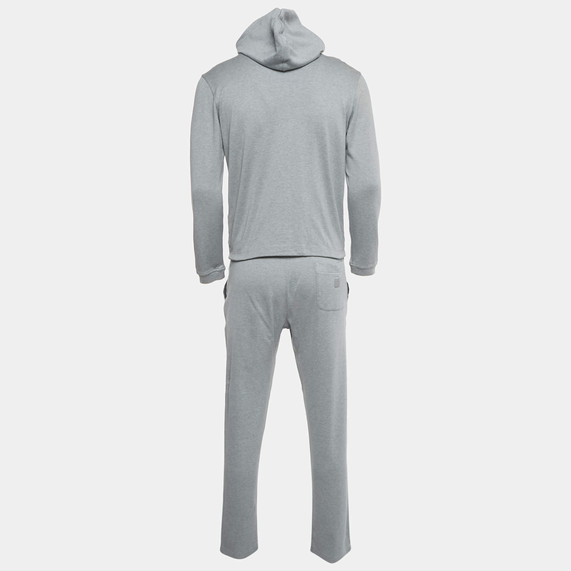 LOUIS VUITTONグレー スーツ パンツ セット サイズ50 luxury-men-louis-vuitton-used-