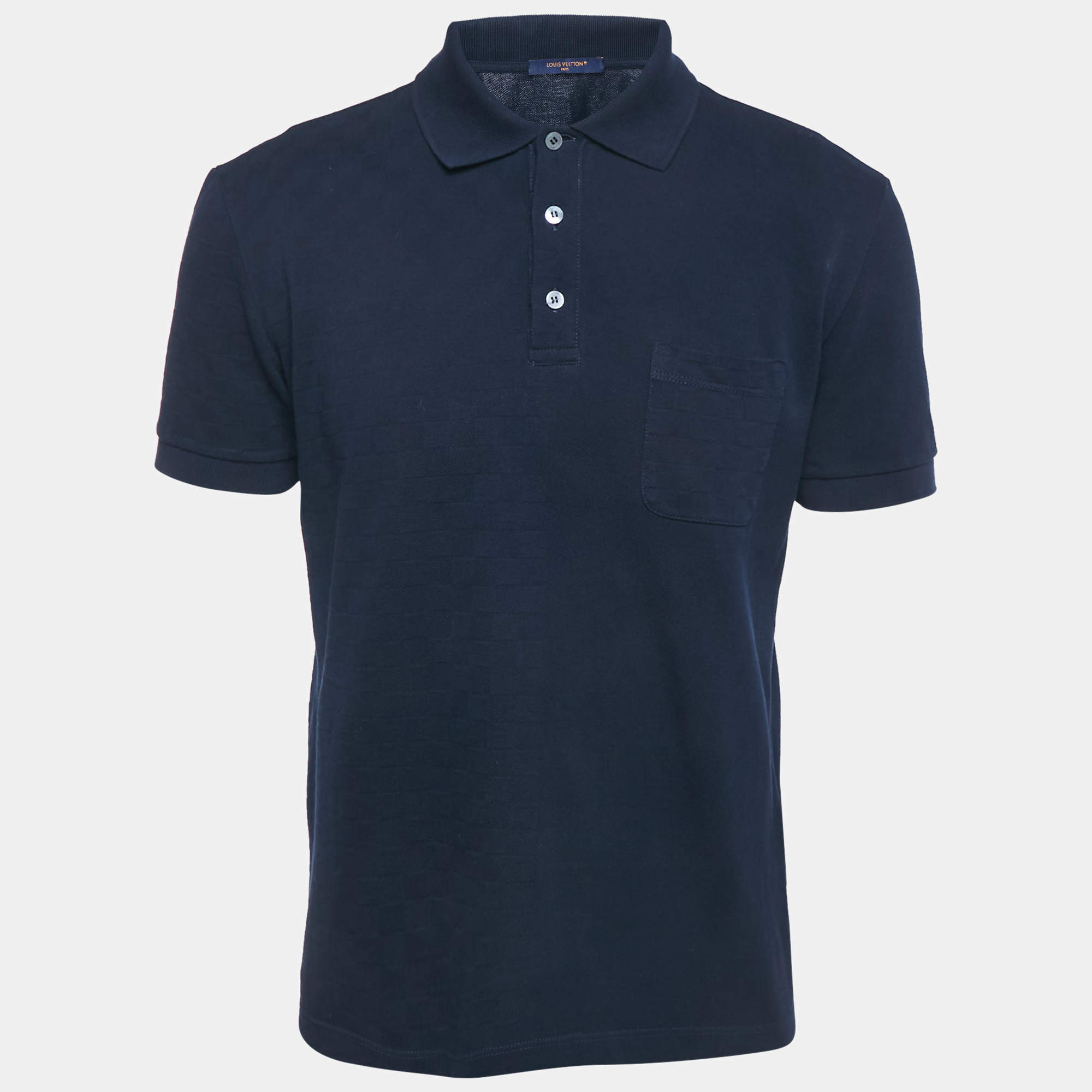 トップス Louis Vuitton knit polo shirt Louis Vuitton Knit Polo Shirt XS
