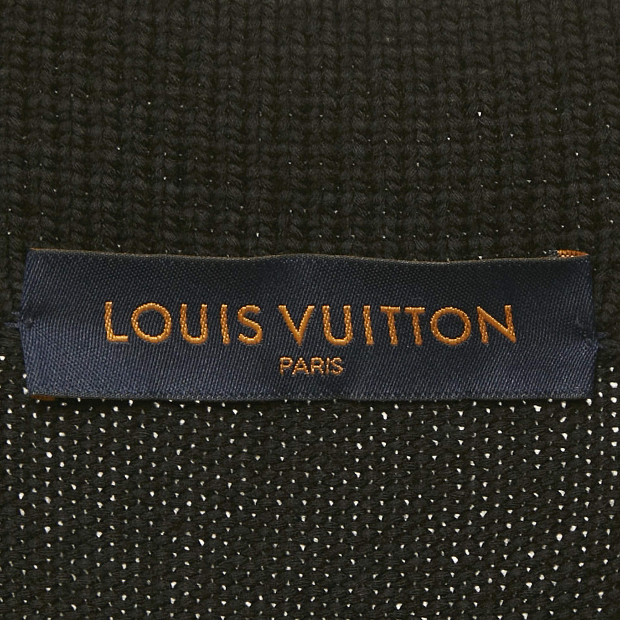 Louis Vuitton Black Gradient Monogram Fil Coupe Cotton