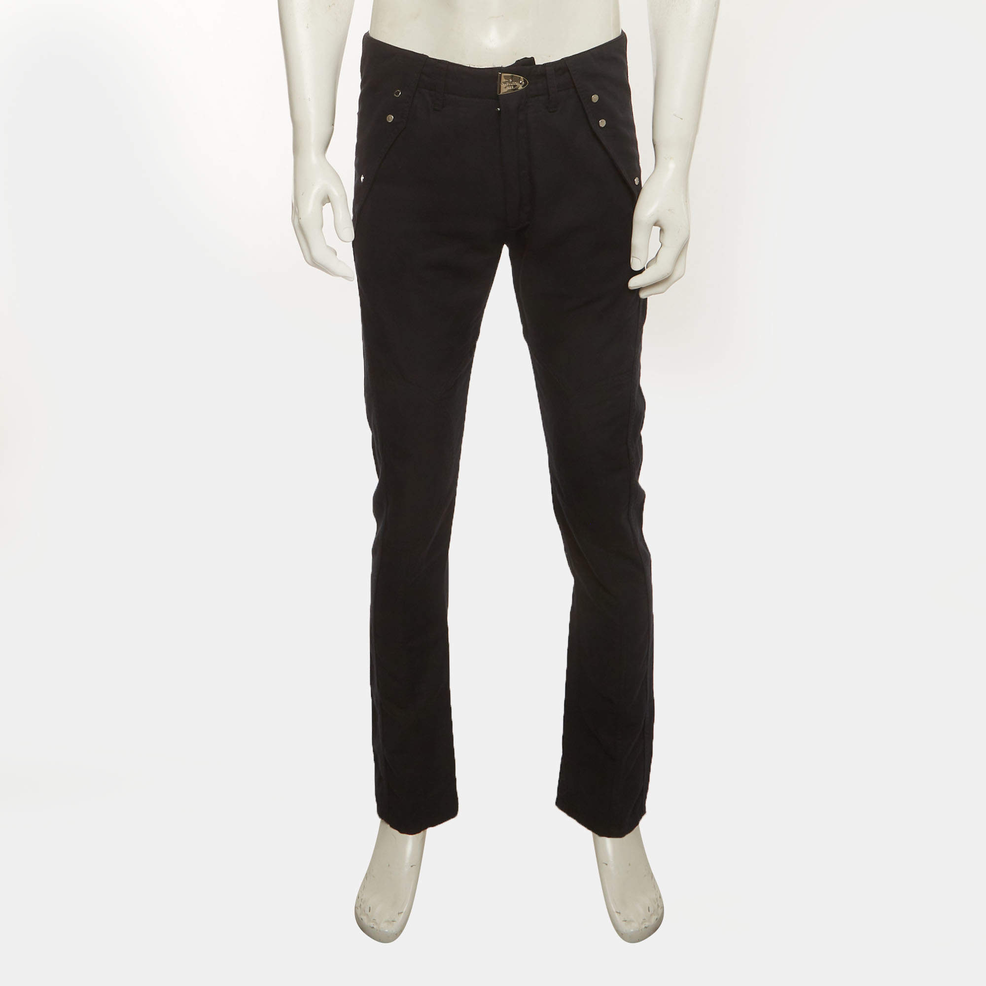Louis Vuitton Dark Blue Straight Fit Denim Jeans M Waist 38
