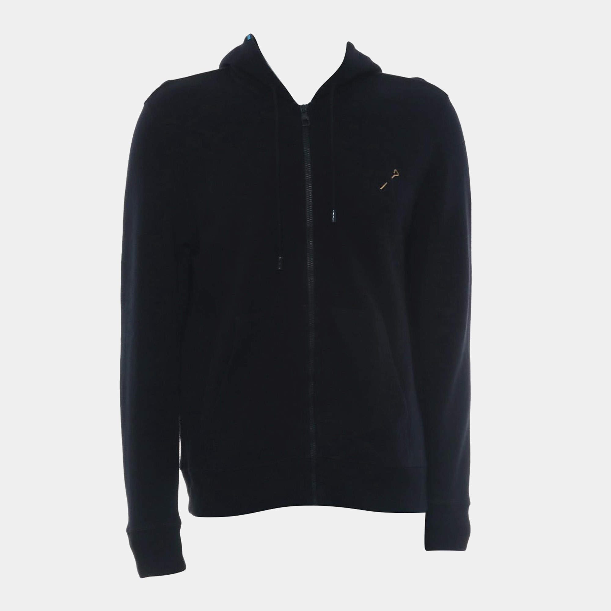 Pre Owned Louis Vuitton Zip Up Hoodie Jacket Size L