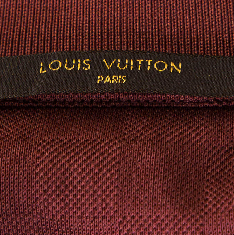 Louis Vuitton Brick Red Damier Pique Polo T Shirt L Louis Vuitton | The  Luxury Closet