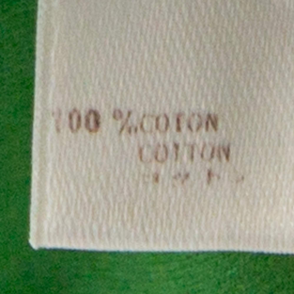 MP: Louis Vuitton Green Cotton Monogram Long Sleeve T-Shirt in