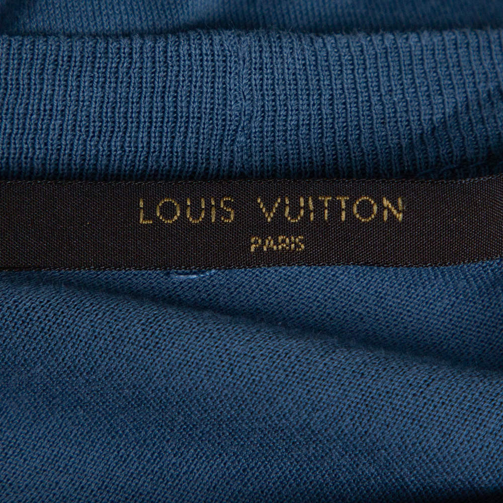 Louis Vuitton Men's Blue Cotton Chapman Zulu Statue T-Shirt – Luxuria & Co.