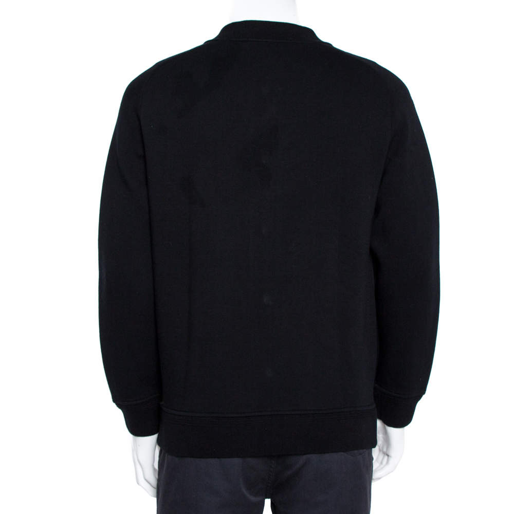 Louis Vuitton Black Denim Varsity Knit Jacket XL Louis Vuitton | The Luxury  Closet