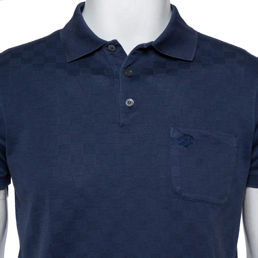 Polo shirt Louis Vuitton Blue size XS International in Cotton - 29245747