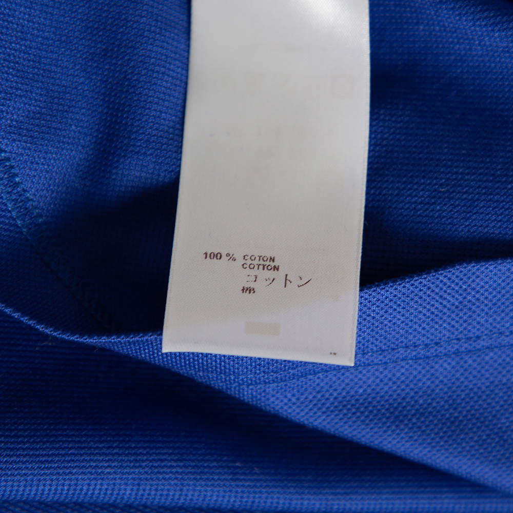 Louis Vuitton Blue Cotton Pique Polo T-Shirt 4XL - ShopStyle