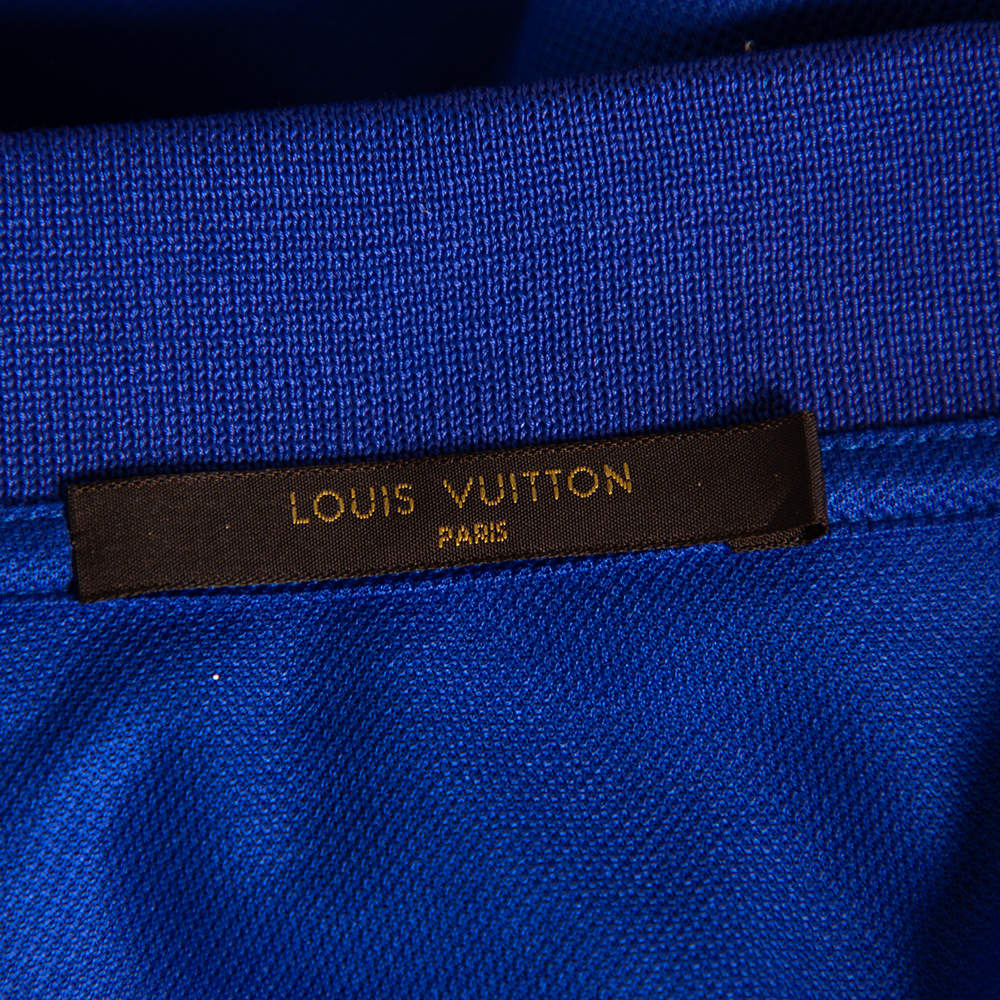 Louis Vuitton Blue Cotton Pique Polo T-Shirt 4XL - ShopStyle