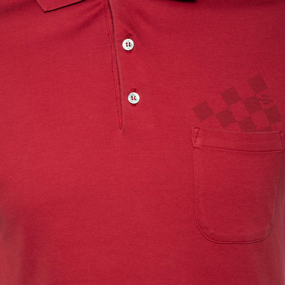 Louis Vuitton 2011 Damier Pocket Polo Shirt - Red Polos, Clothing -  LOU780117