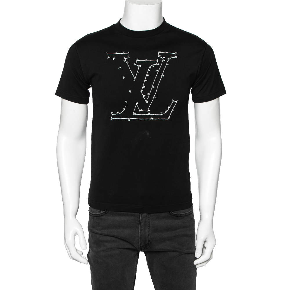 Louis Vuitton, Tops, Louis Vuitton Logo Stitched Sweatshirt Nwt