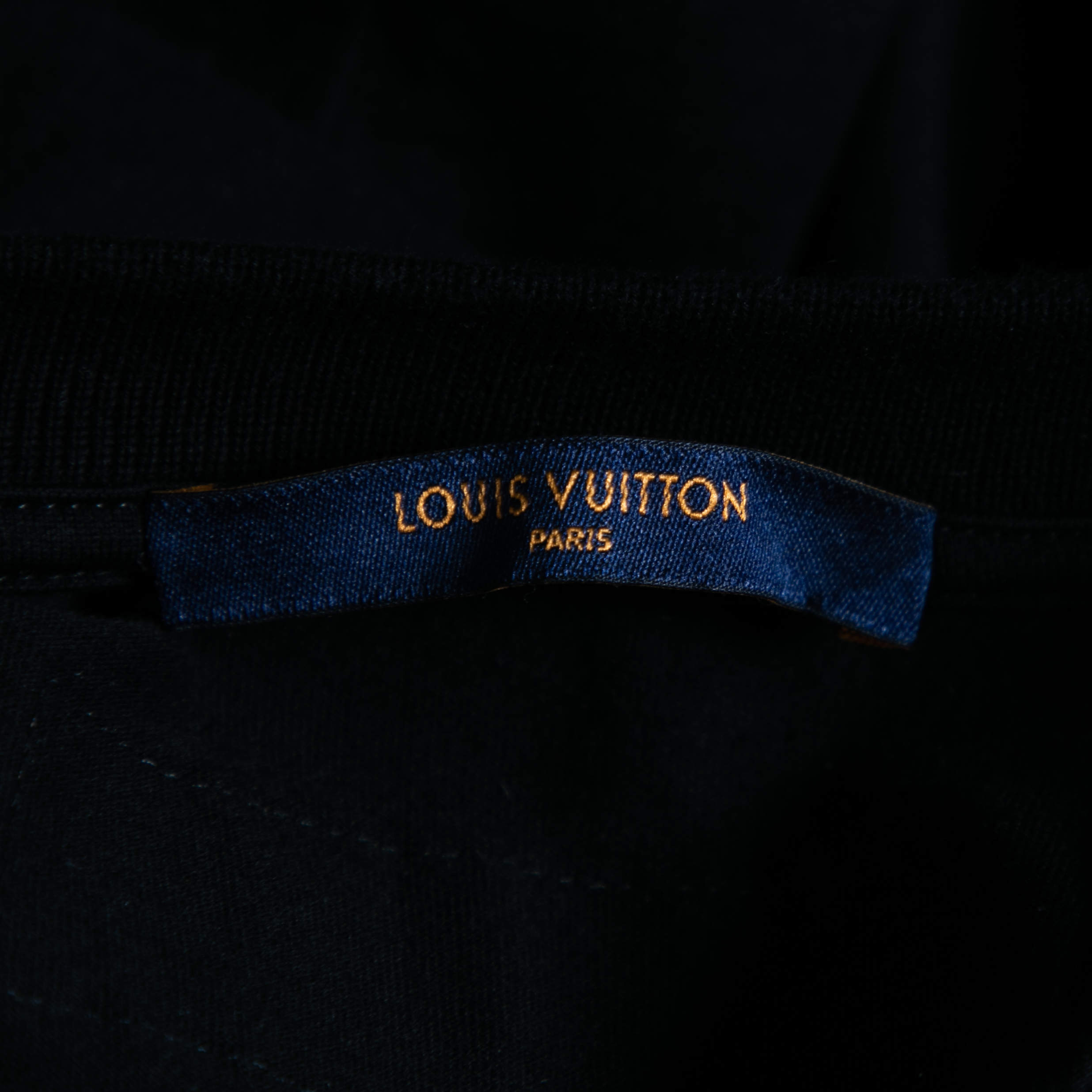 Louis Vuitton Black LV Stitch Crewneck