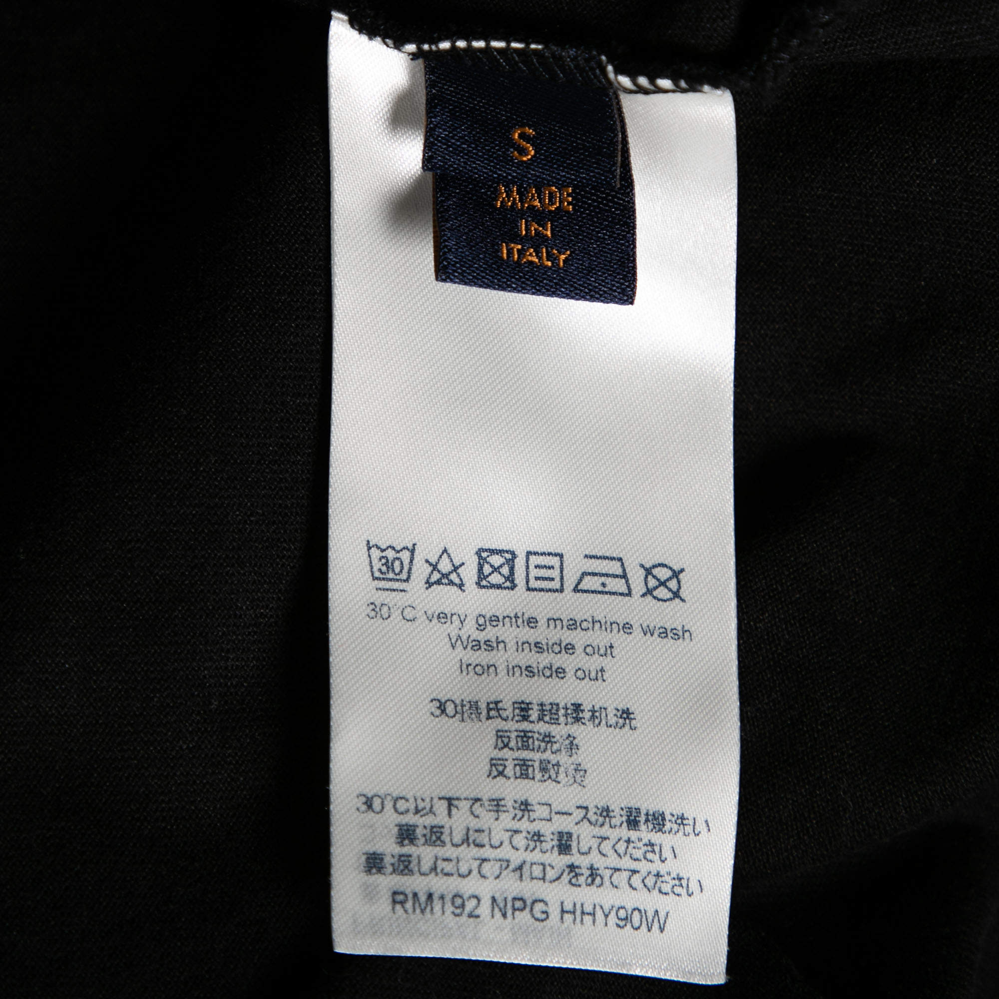 Louis Vuitton Black Smoke Logo Tee – Savonches