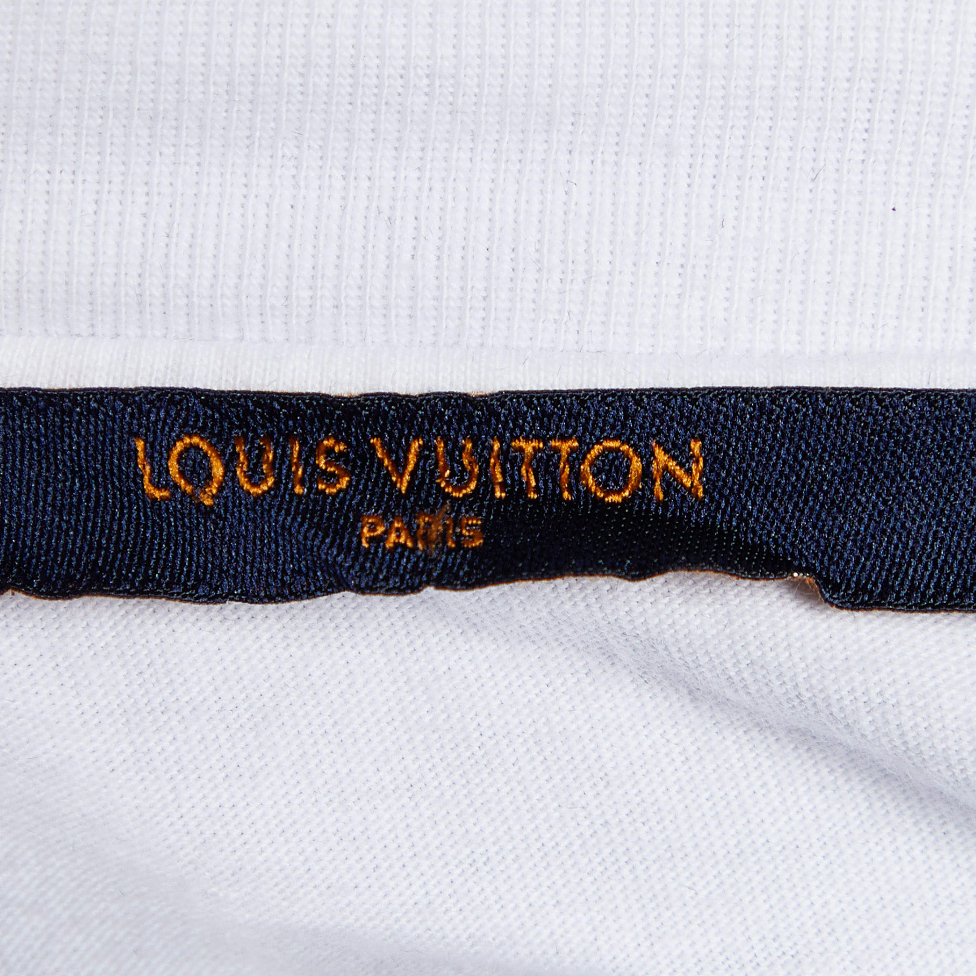Louis Vuitton White Not Home Print Cotton Plain Rainbow Crew Neck T-Shirt  XL Louis Vuitton | The Luxury Closet