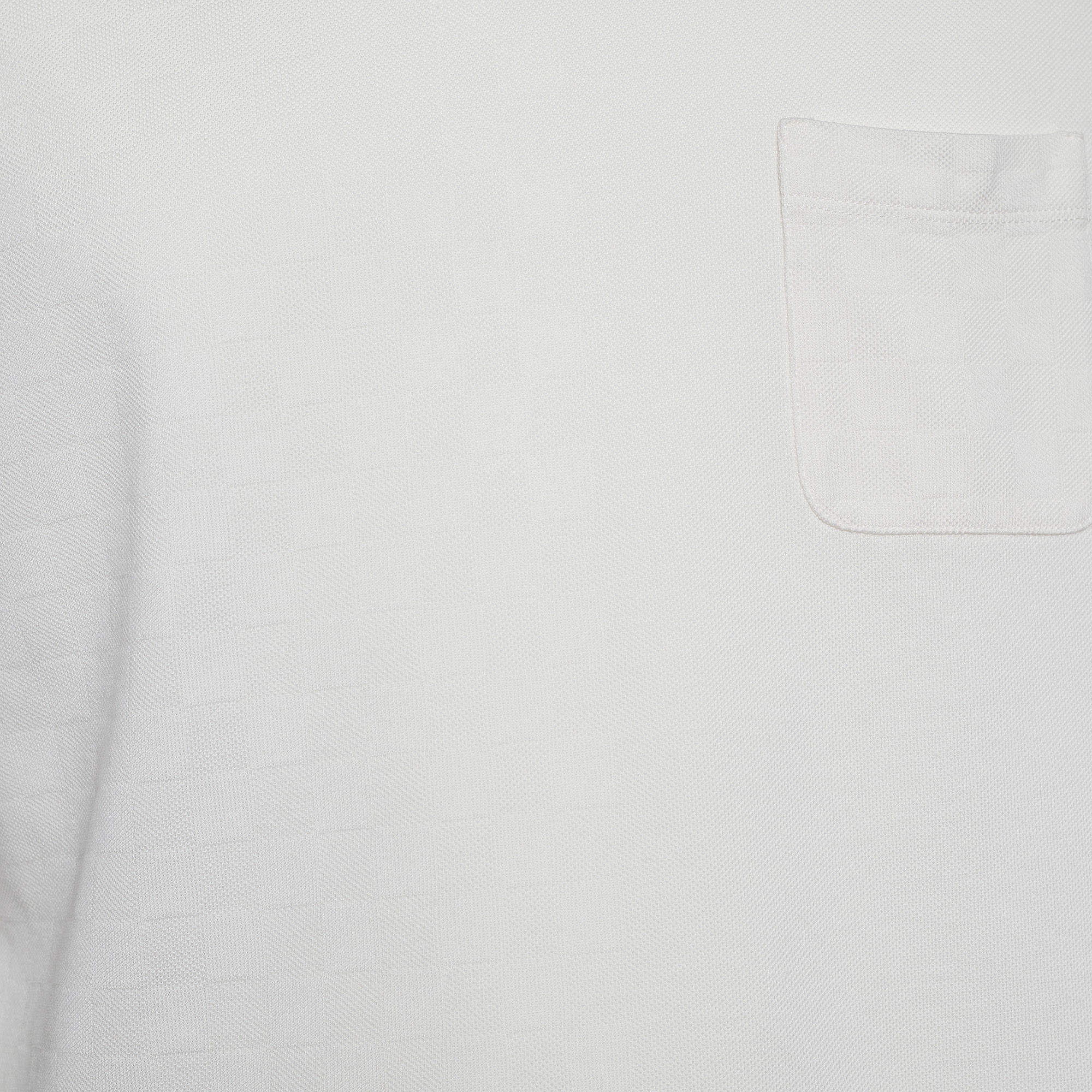 Louis Vuitton Ivory Half Damier Pattern Cotton Pocket Detail T