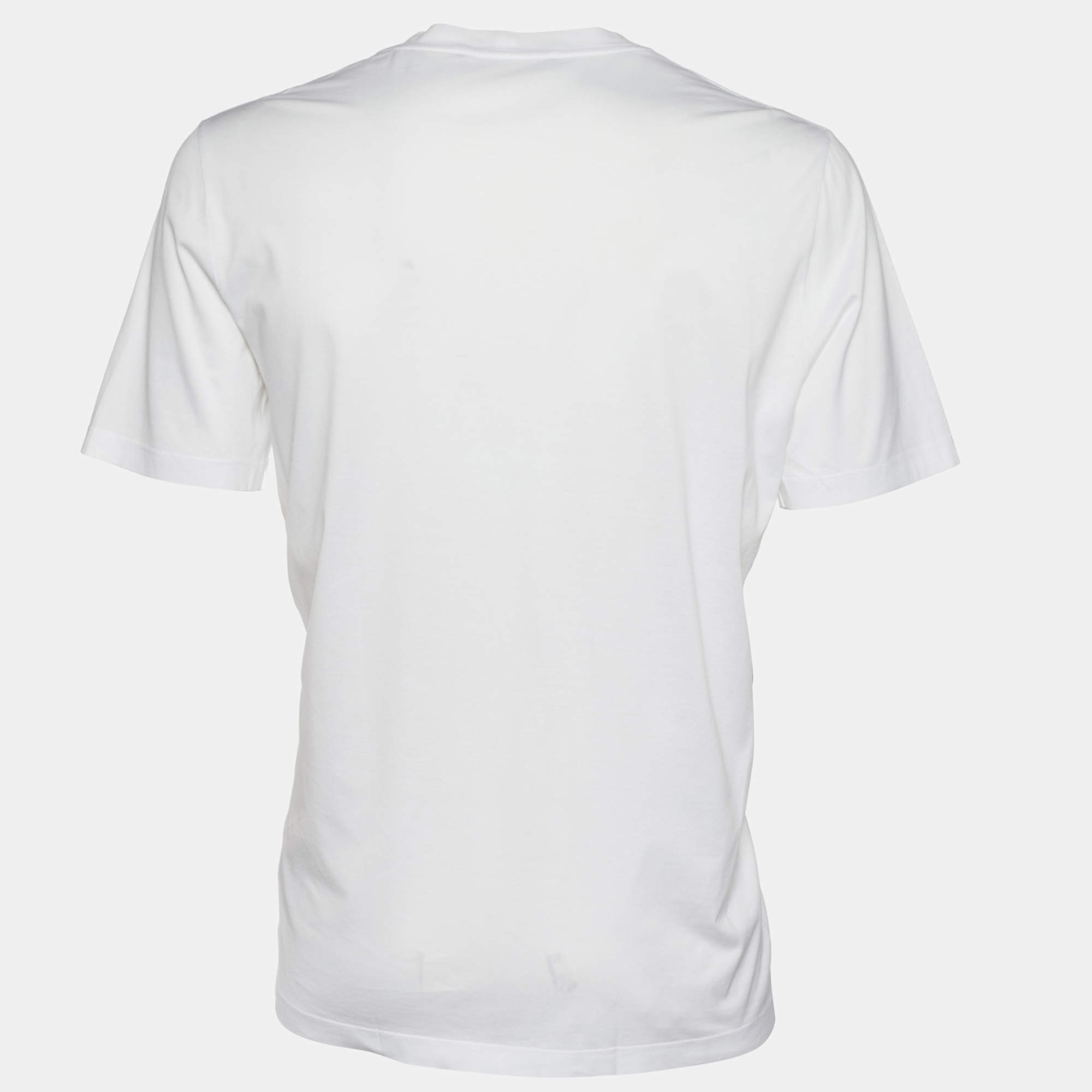 Louis Vuitton White Paint Splatter Print Cotton Regular Fit Shirt