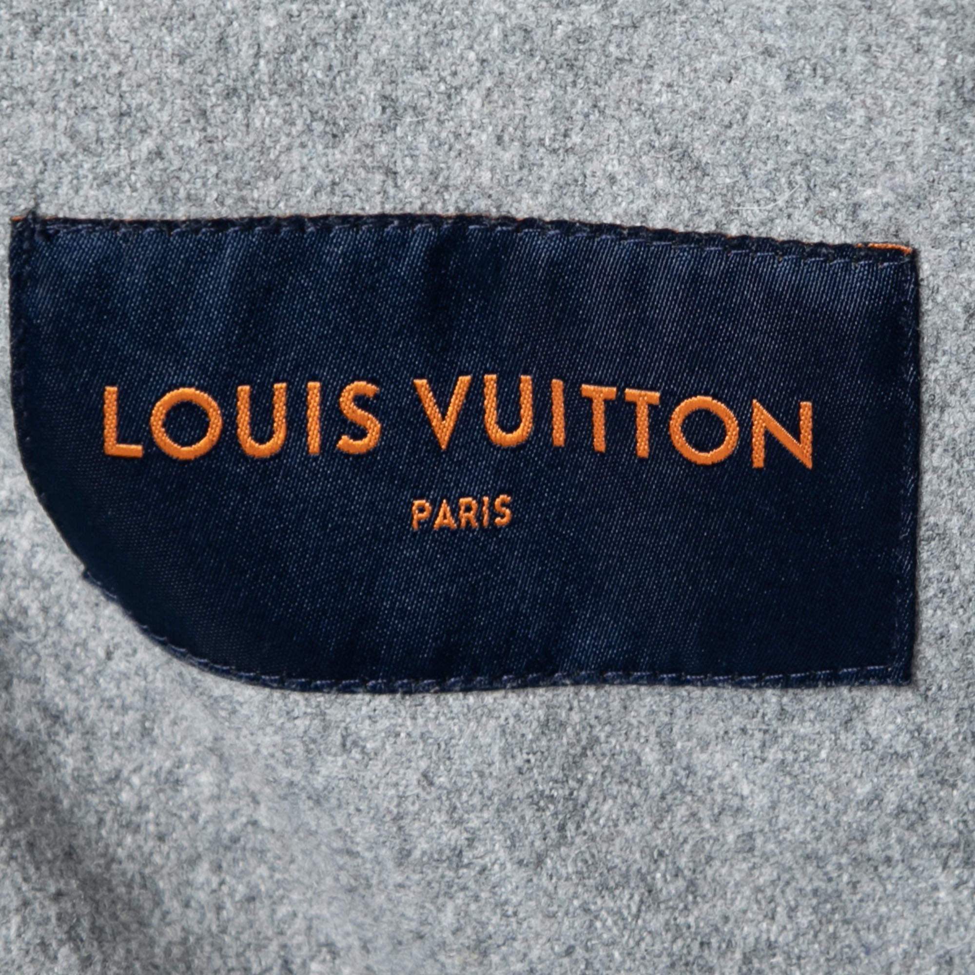 Louis Vuitton Grey Monogram 'boyhood' Puffer Jacket