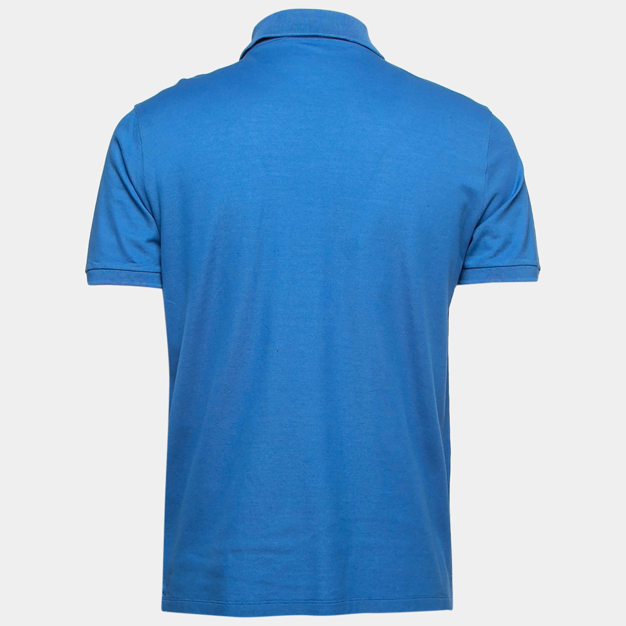 Louis Vuitton Blue Cotton Pique Polo T-Shirt M Louis Vuitton | The Luxury  Closet