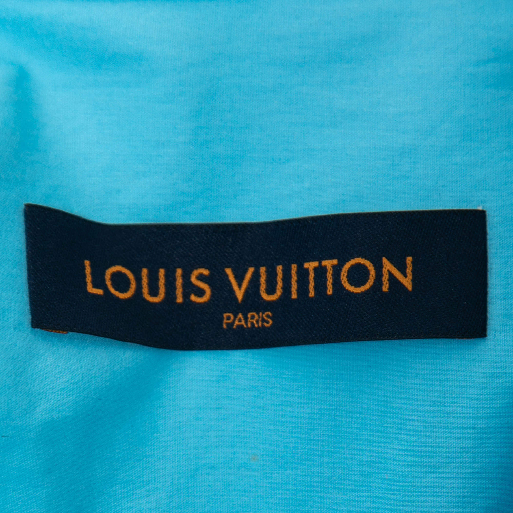 Louis Vuitton Sky Blue Pocket Detail Button Front Shirt L Louis Vuitton |  The Luxury Closet