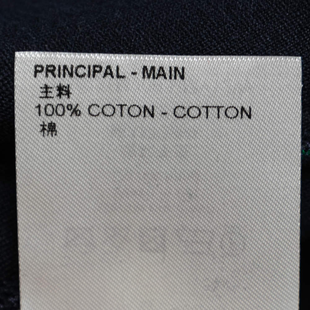 Louis Vuitton Navy Blue Cotton Gradient Monogram Fil Coup Sweatshirt M