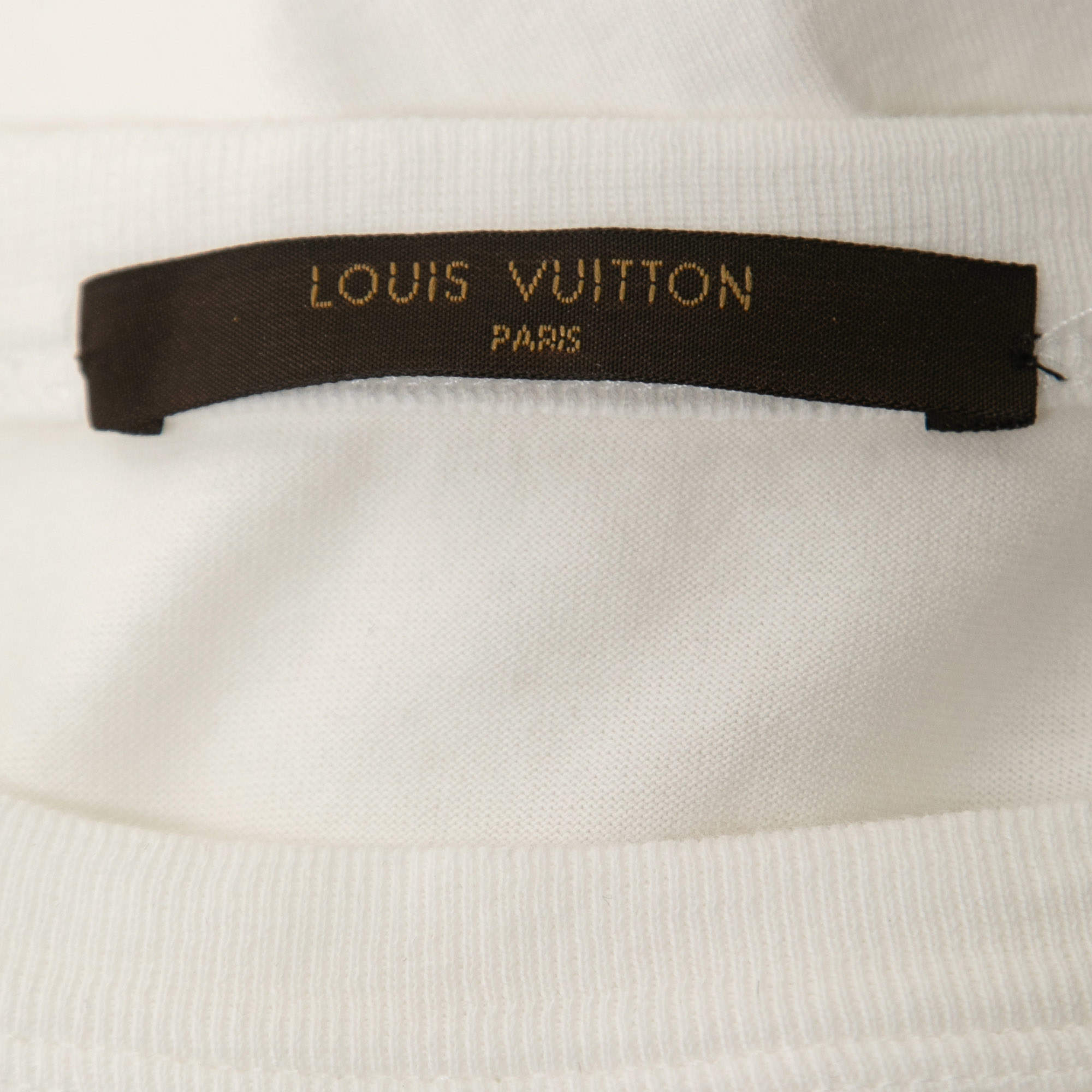 T-shirt Louis Vuitton x Supreme White size M International in Cotton -  16988873