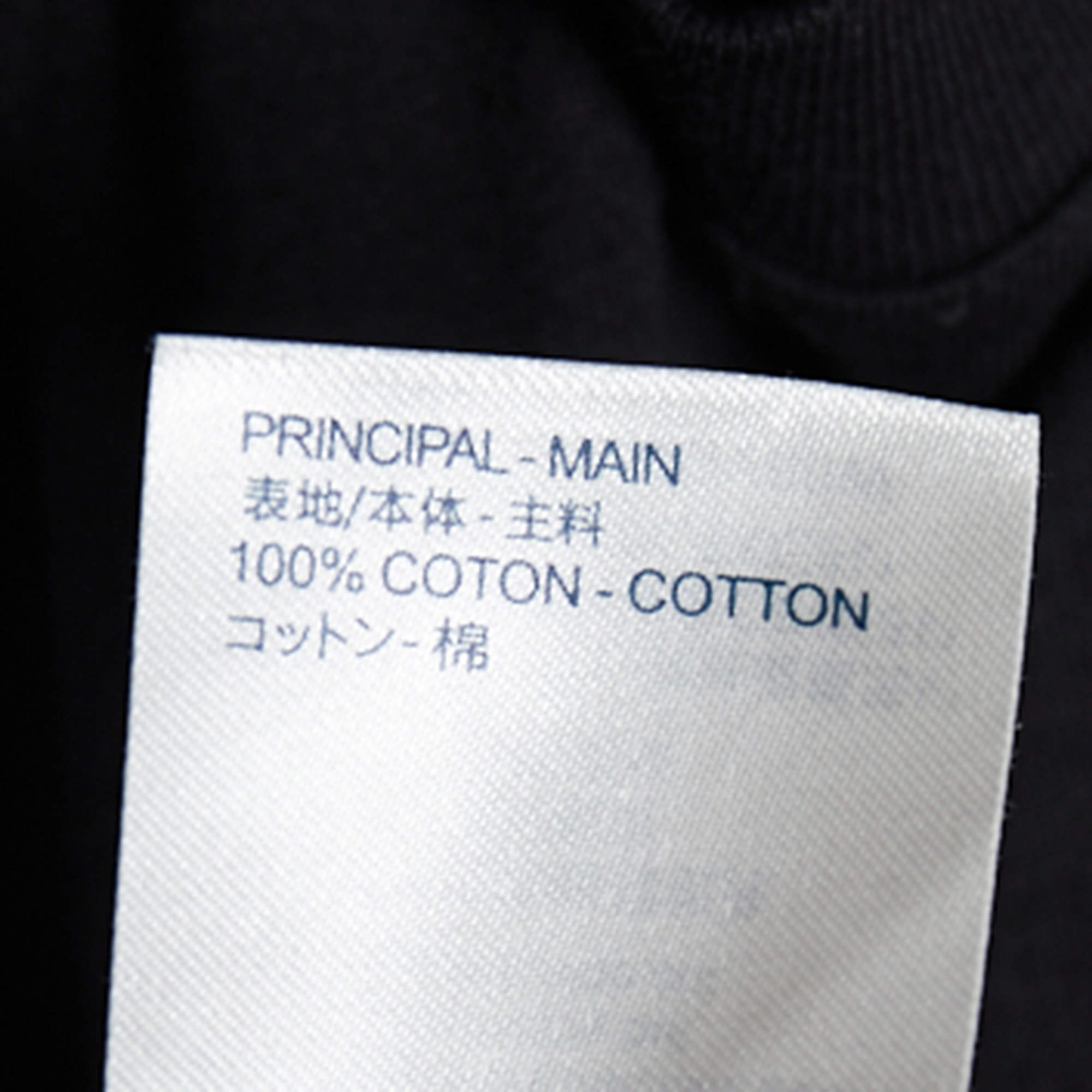 Louis Vuitton Black Brick Logo Printed Cotton Knit Crewneck T-Shirt L Louis  Vuitton