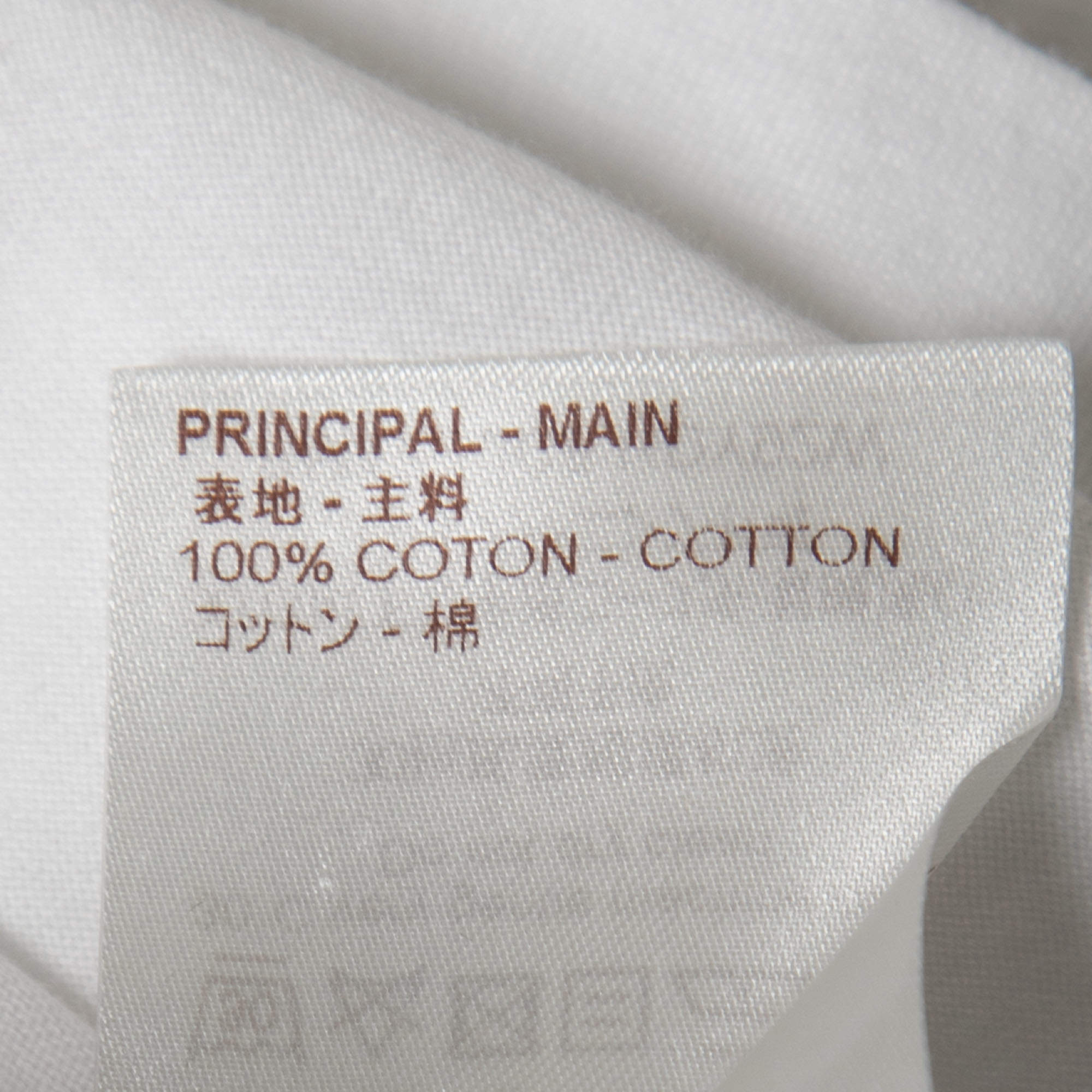 White cotton t-shirt Louis Vuitton x Supreme White size L International in  Cotton - 7781349