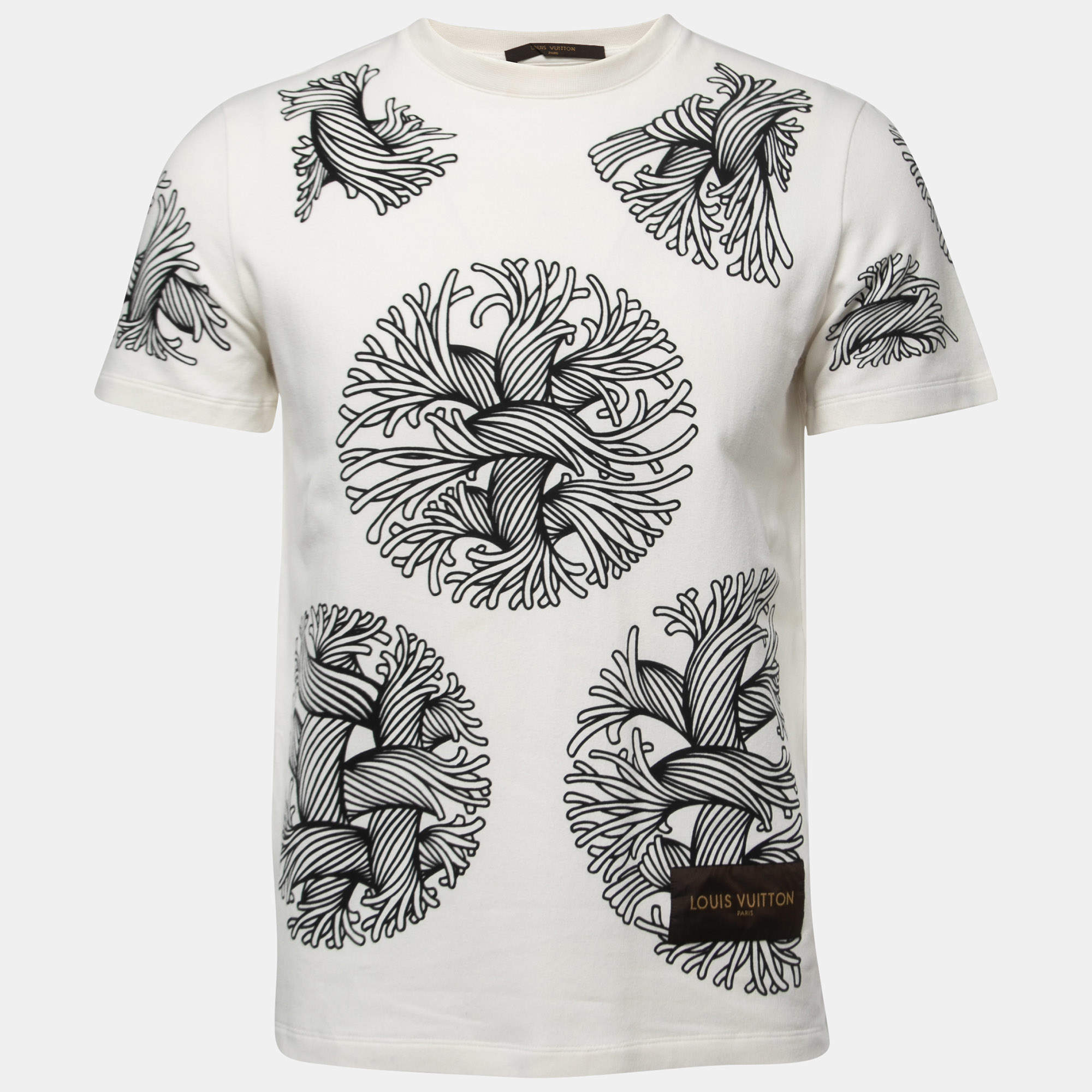 Tshirt Louis Vuitton White size M International in Cotton  34623543