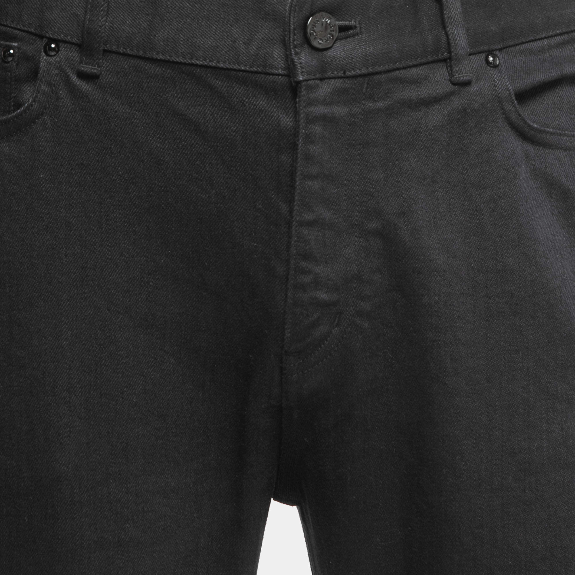 Straight jeans Louis Vuitton Black size 42 FR in Cotton - 25168110
