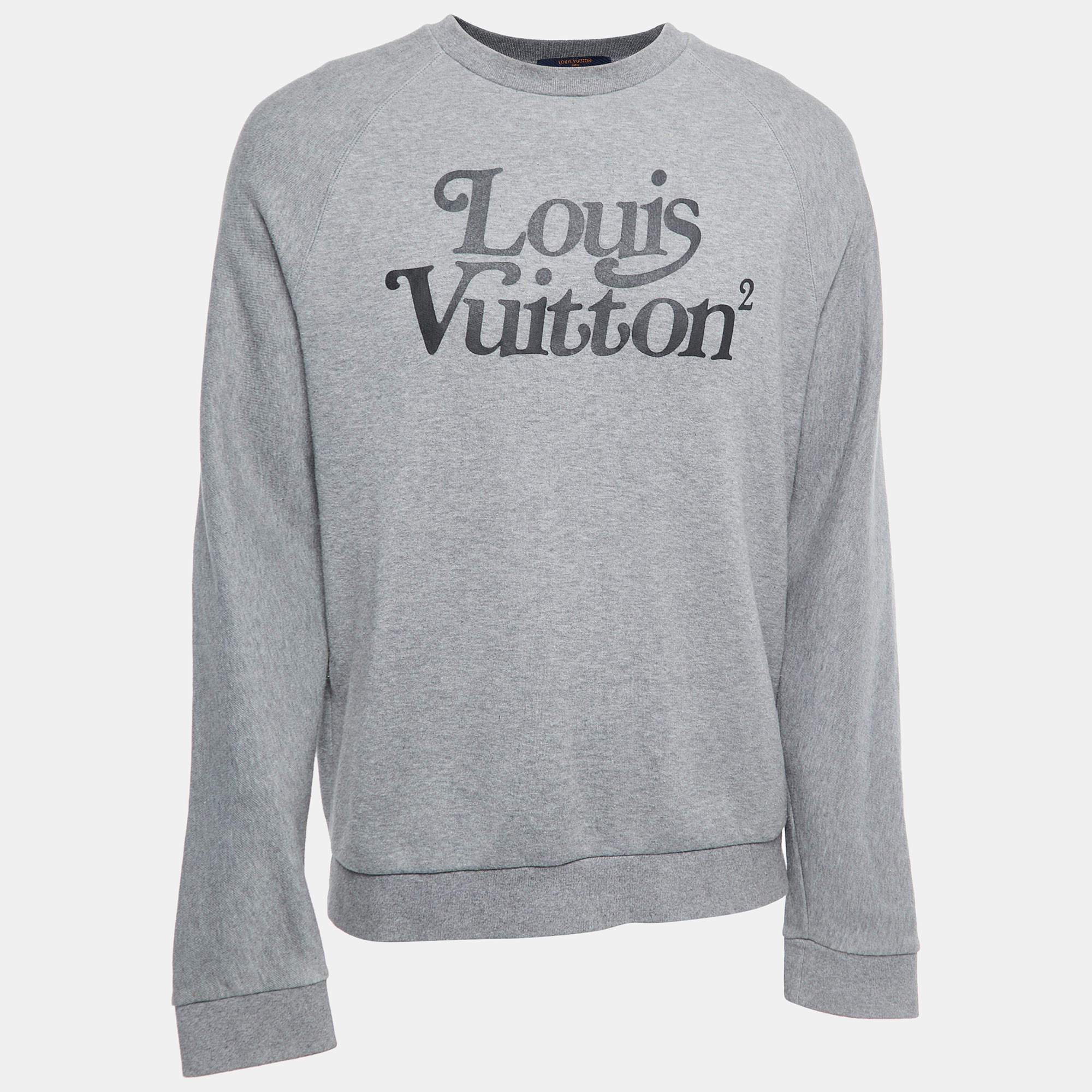 Louis Vuitton 2016 Crew Neck Pullover - Grey Sweaters, Clothing